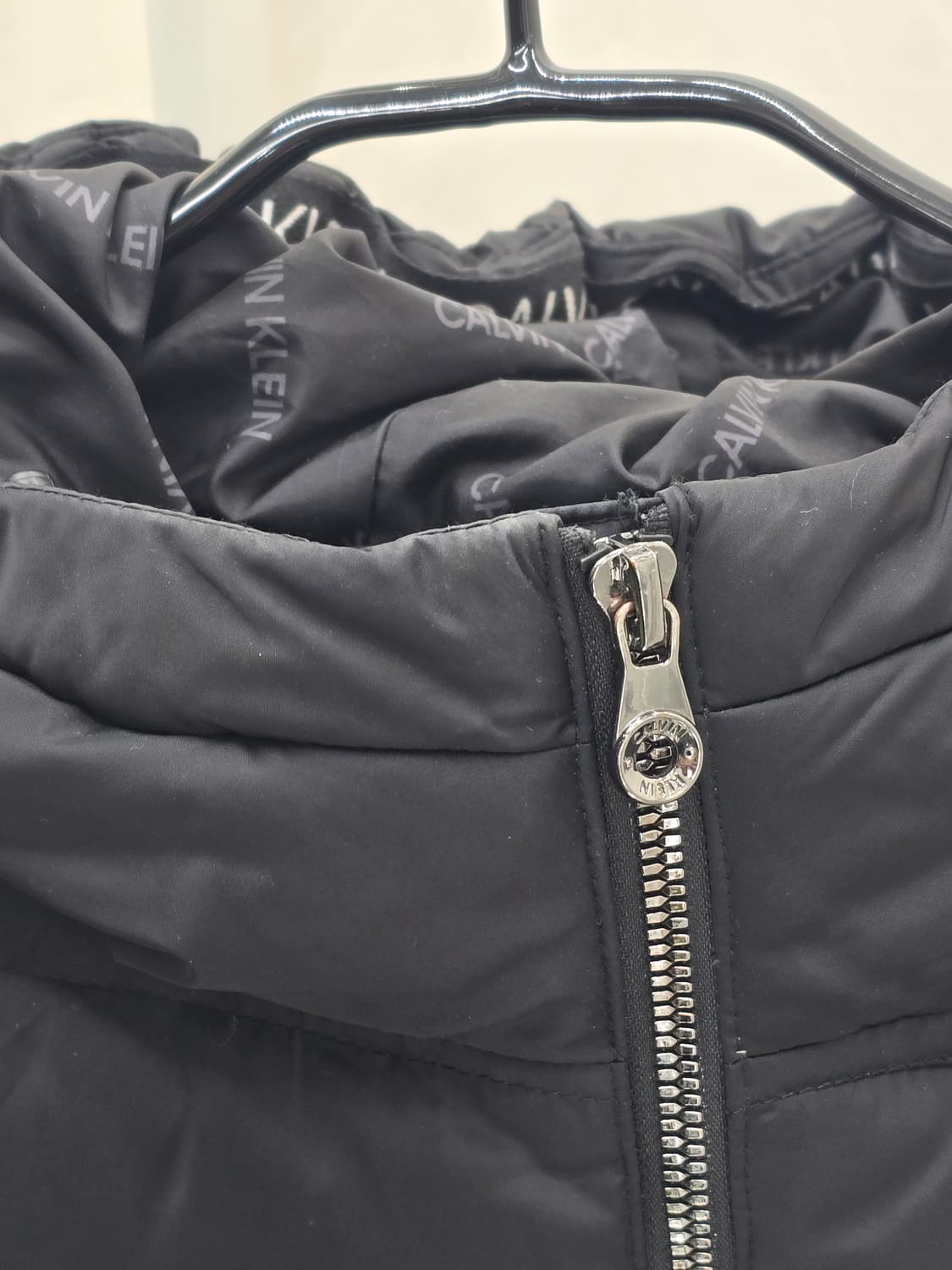 캘빈클라인 여성 후드 패딩 L 블랙 상품이미지9