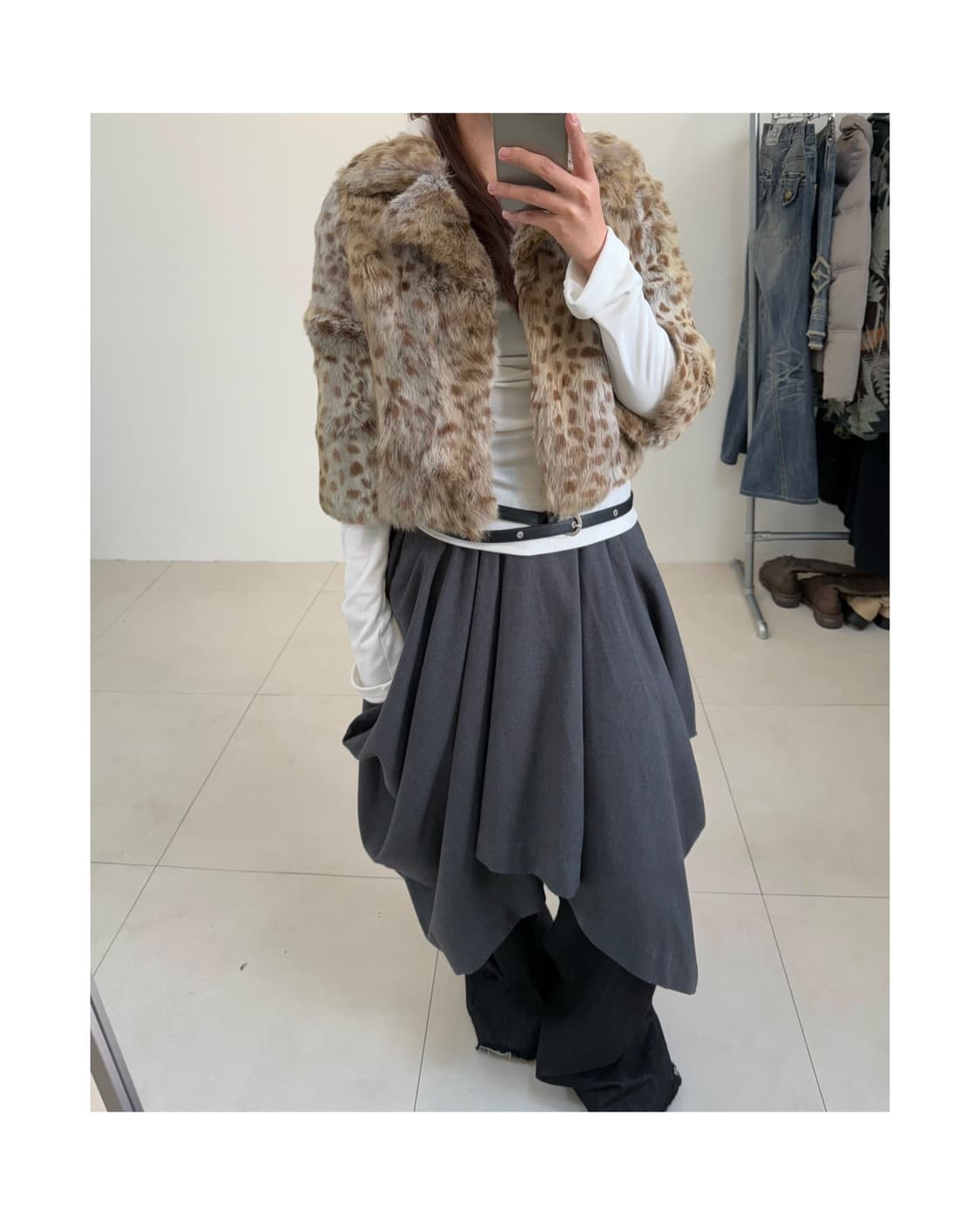 빈티지 래빗퍼 자켓 상품이미지2