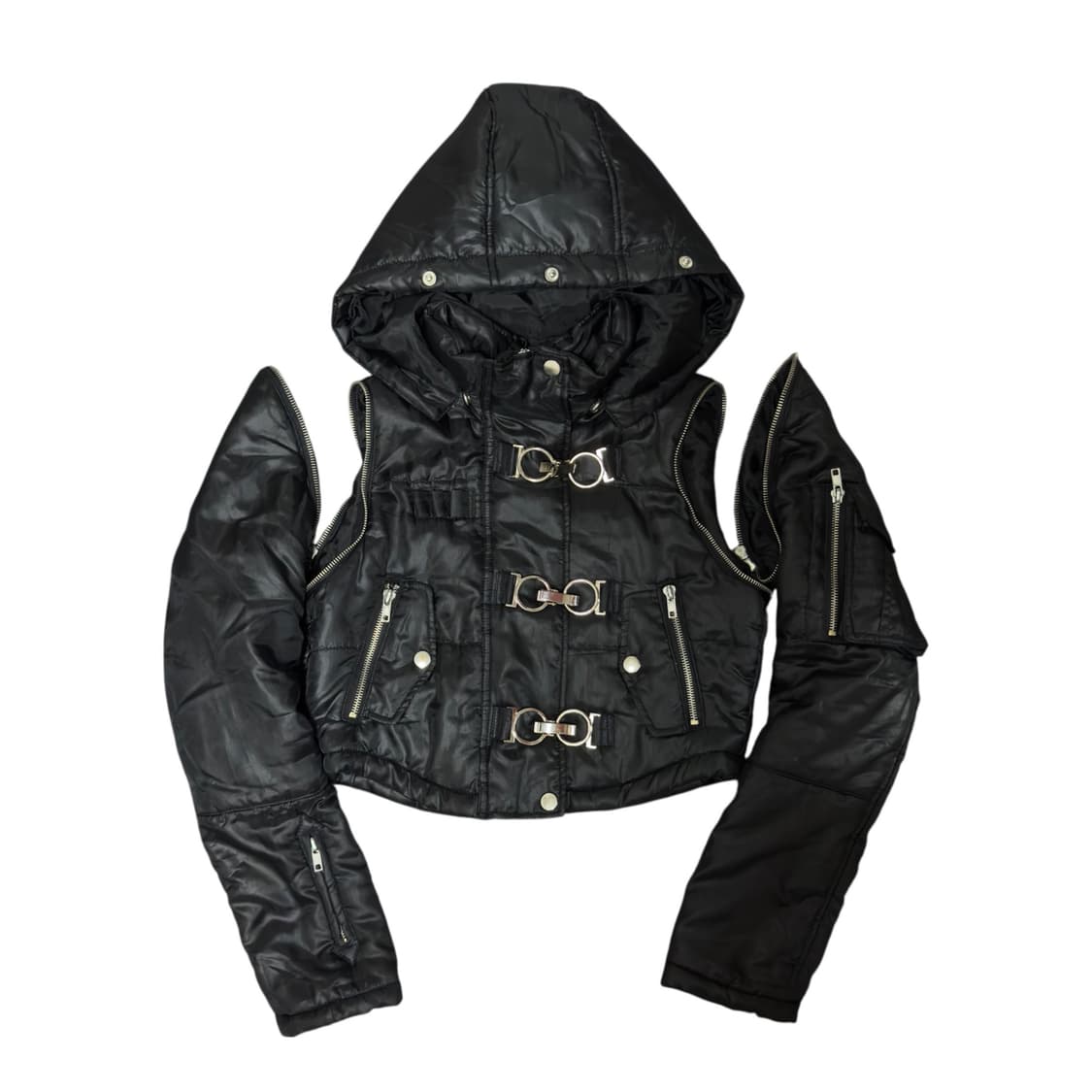 빈티지 크롭 패딩 상품이미지1