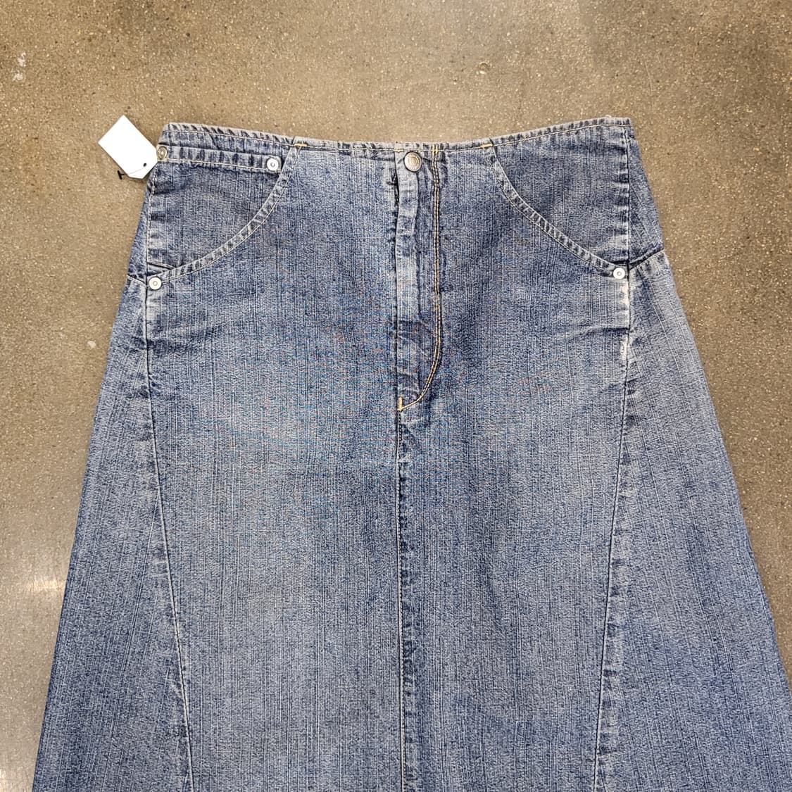 Levi's 리바이스 청 데님 롱 스커트 A라인 상품이미지2