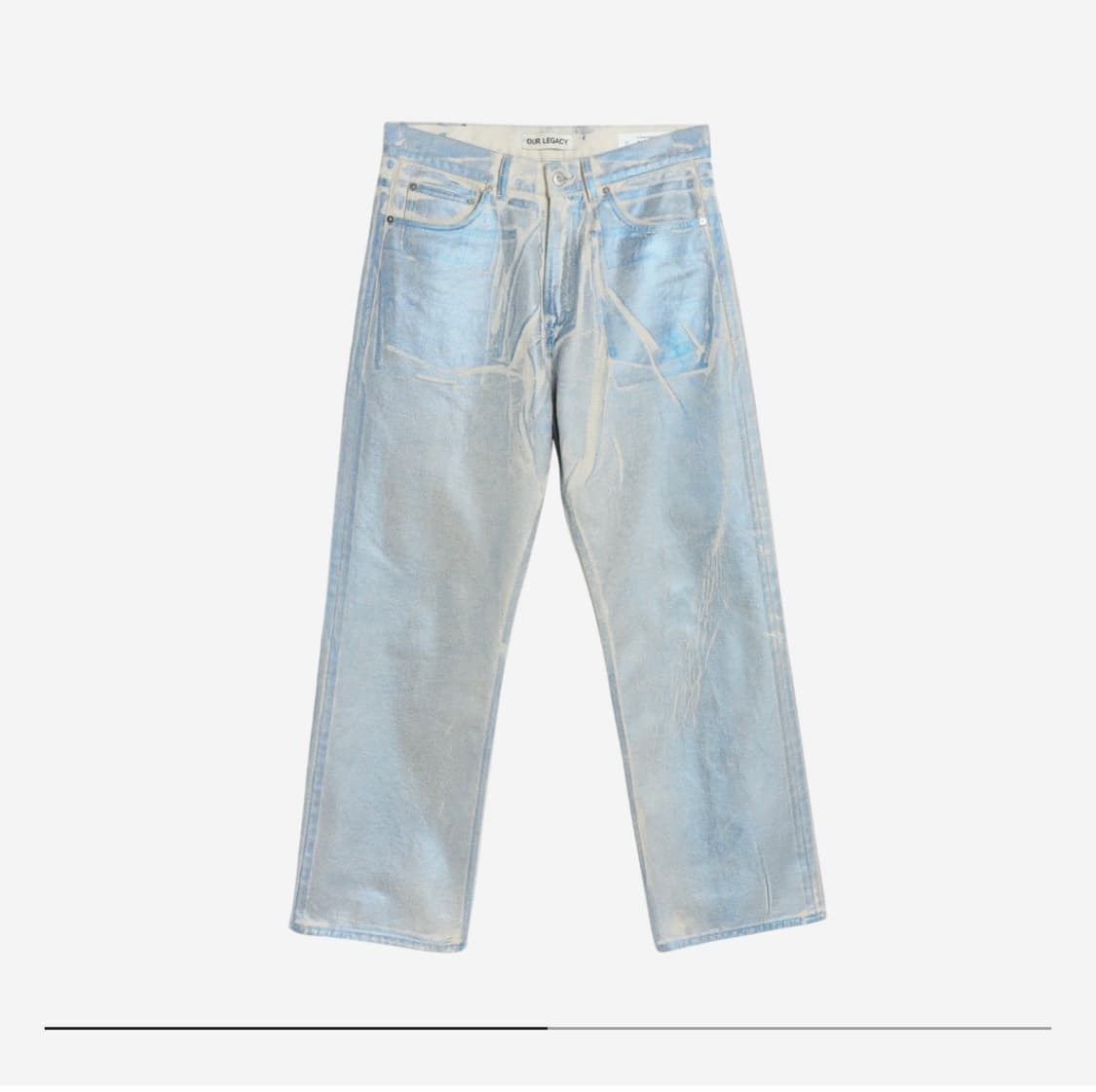 Our legacy 아워레가시 써드컷 포일 데님 상품이미지3