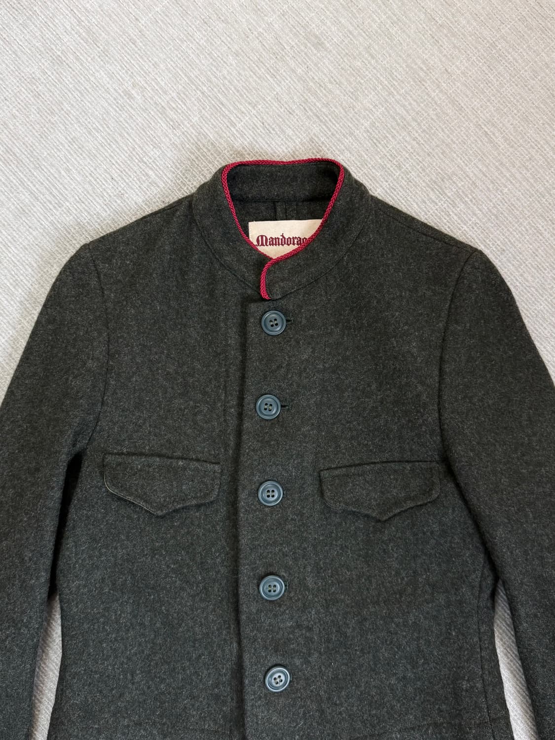 Mandoragora (by Nepenthes) 울 하이넥 자켓 상품이미지3