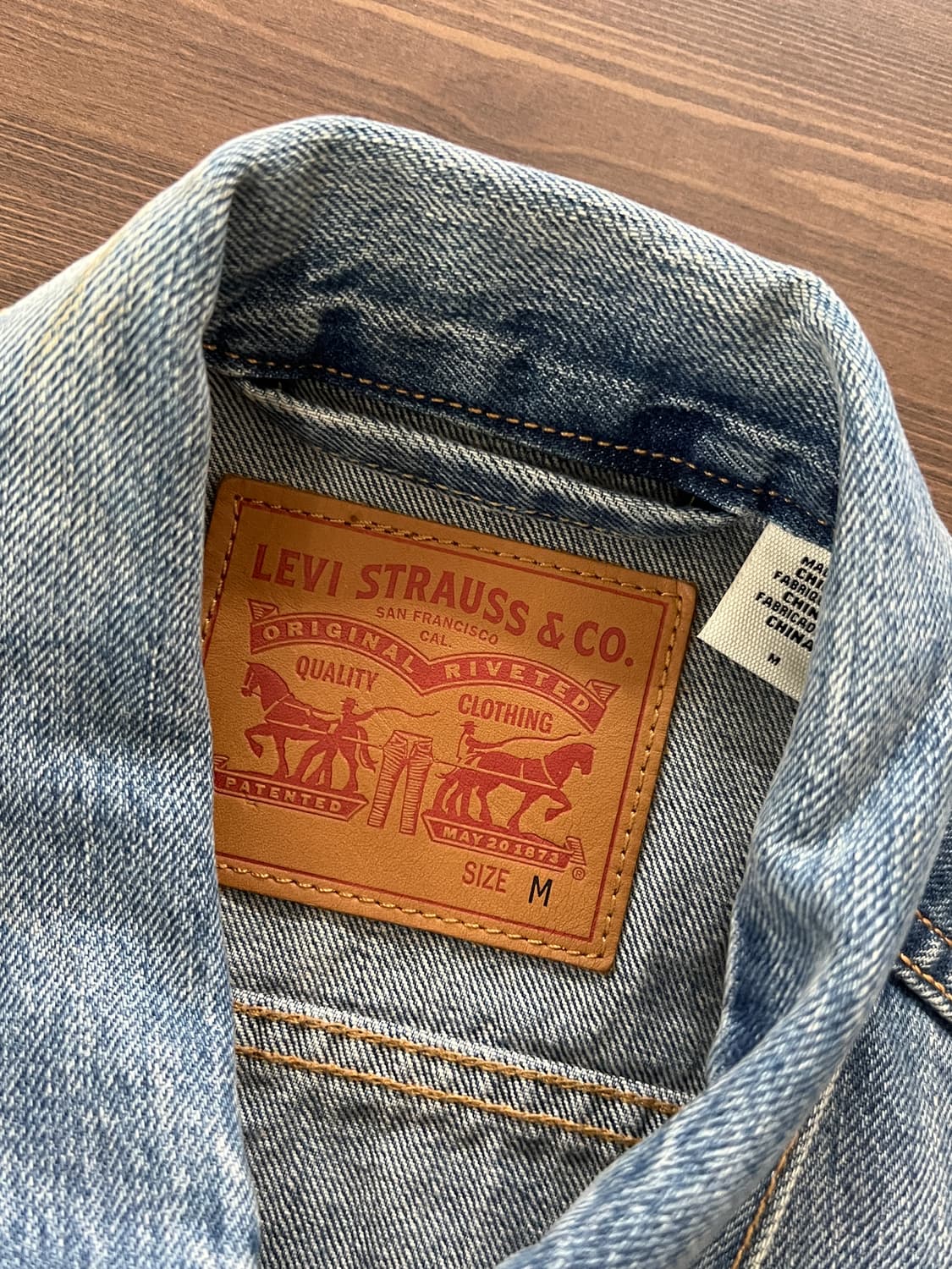 Levis 리바이스 연청 데님 트러커 청자켓 상품이미지6