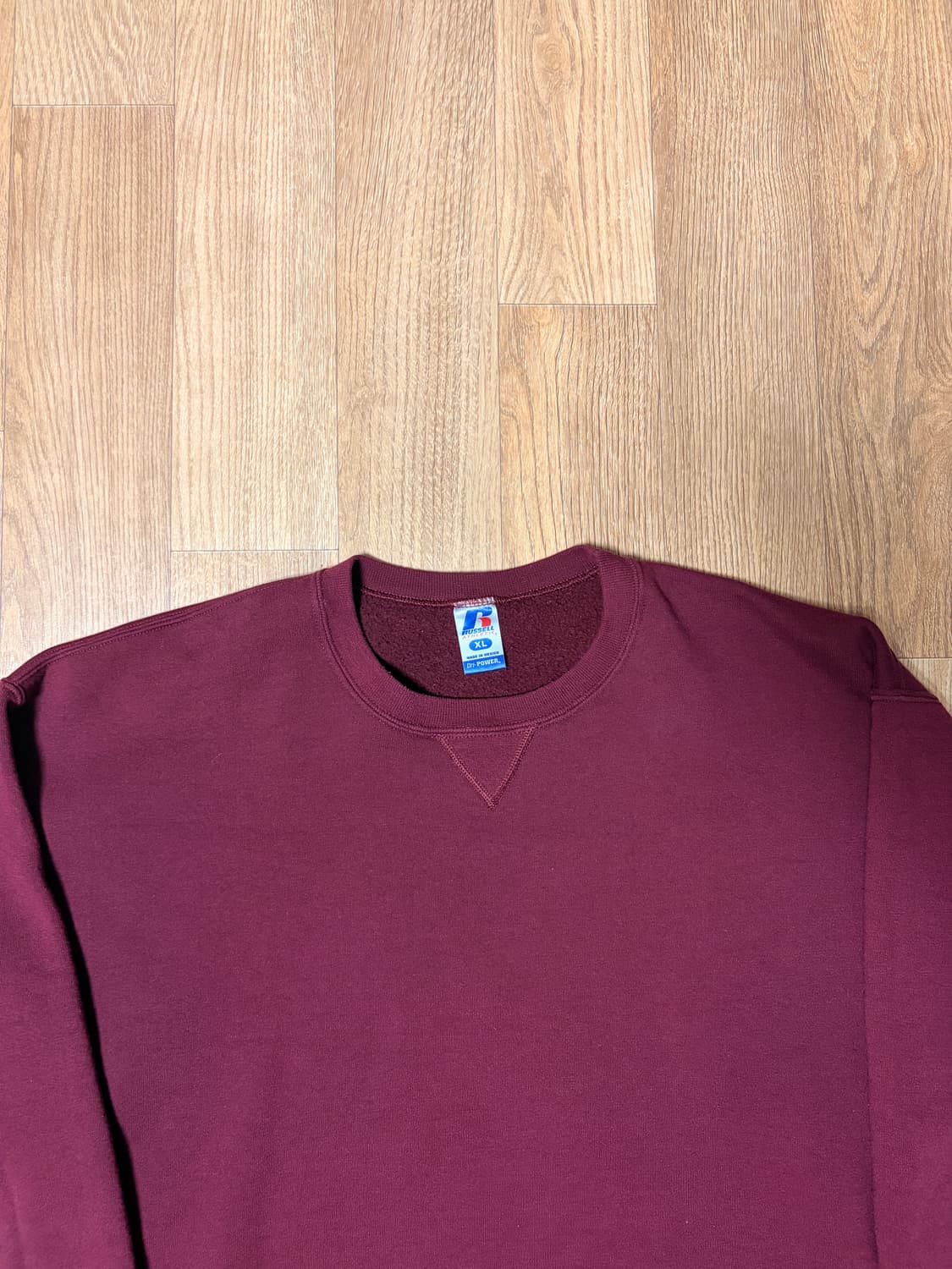 러셀 에슬레틱 버건디 맨투맨 상품이미지3