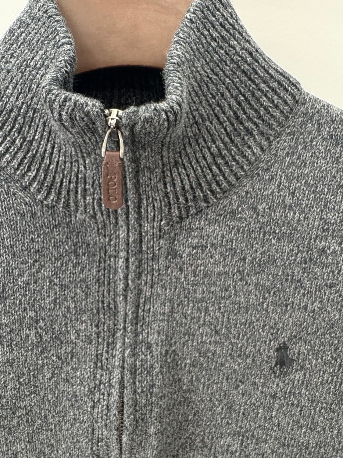  [M]폴로 그레이 반집업 니트 CK9764 상품이미지6