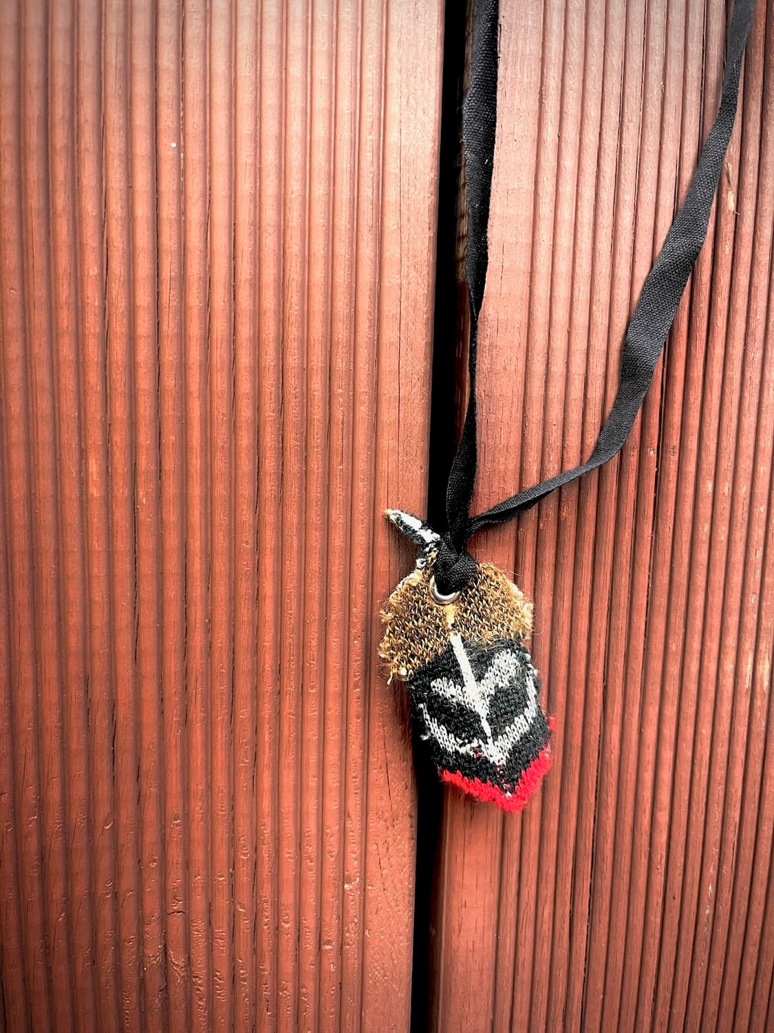 언더커버 아카이브 니트 패브릭 페더 목걸이 상품이미지7