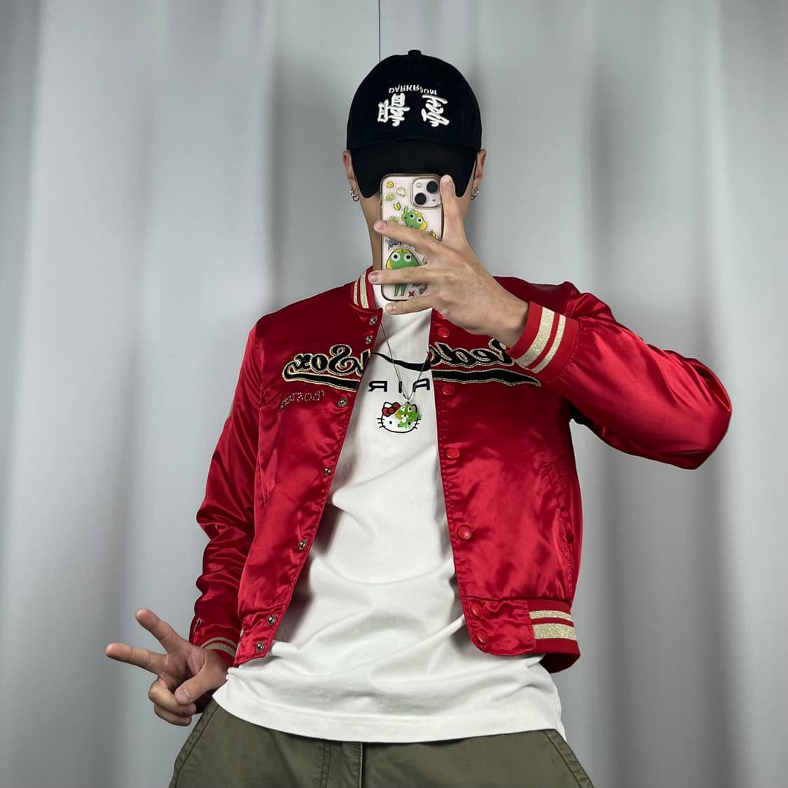 <MLB 광택 워싱 크롭 비즈 자켓> No.1384 상품이미지2