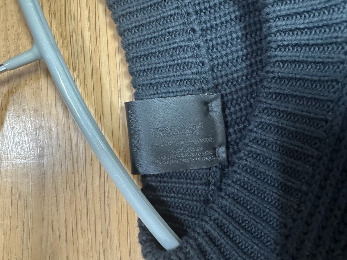 N.HOOLYWOOD CREWNECK KNIT BLACK 상품이미지7