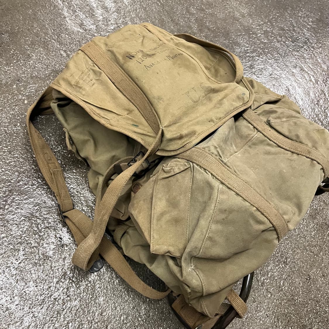 WW2 40s US 밀리터리 백팩 상품이미지2