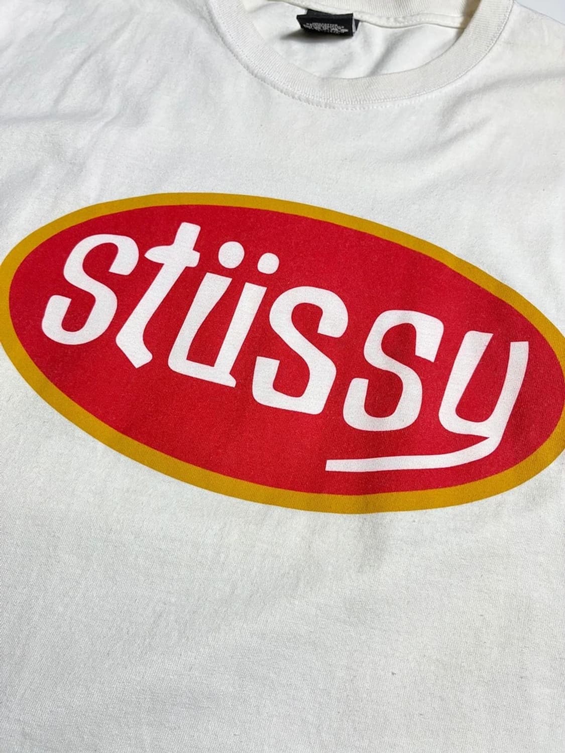 스투시 STUSSY 핏스탑 화이트 코튼 롱슬리브 R1431 상품이미지5