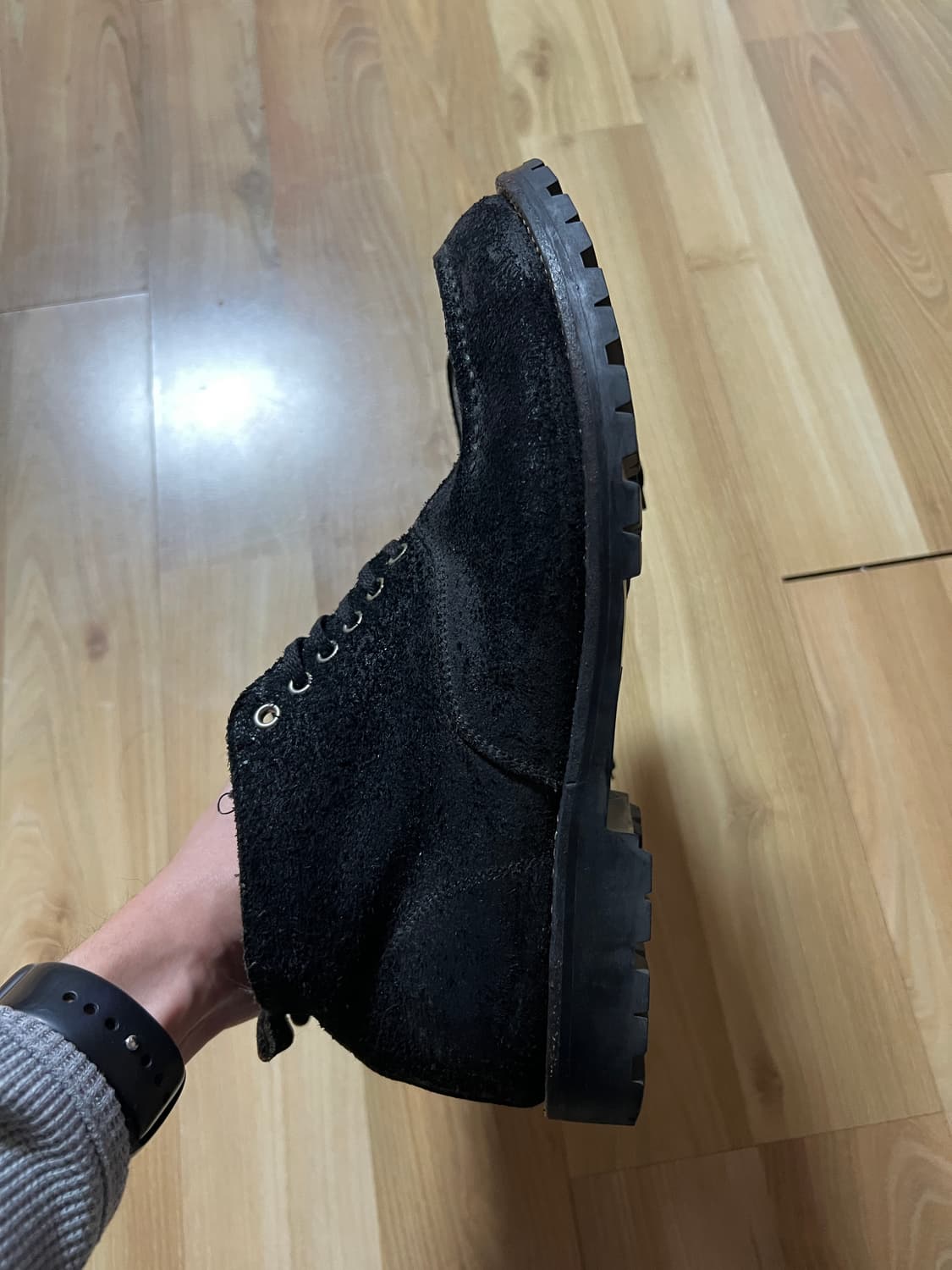 꼼데가르송 옴므 번아웃 빈티지 6홀 부츠 판매 상품이미지3