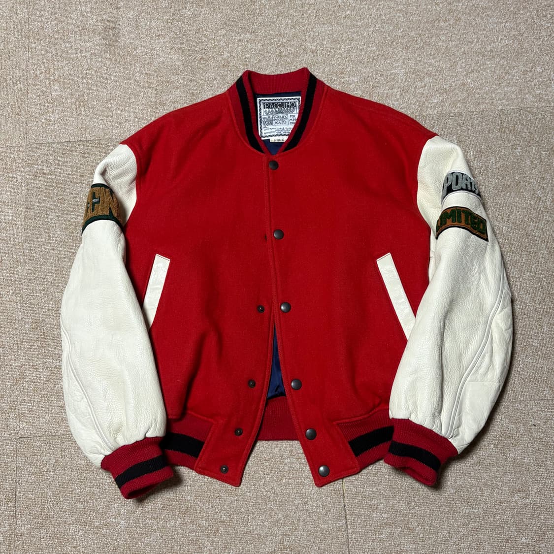 80s PACCINO 리미티드 바시티 자켓 상품이미지1