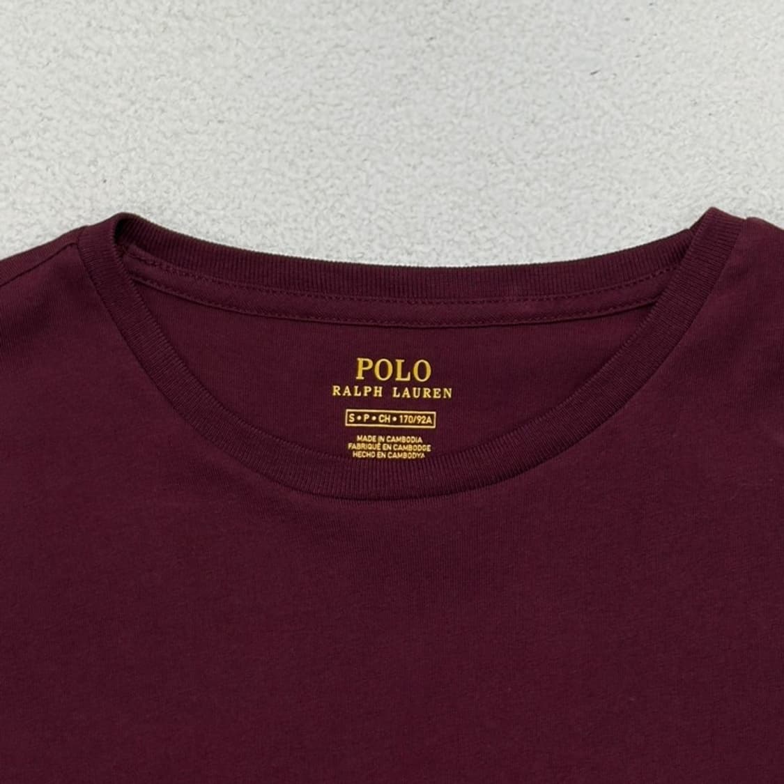 RALPH LAUREN 버건디 롱슬리브 S 상품이미지4