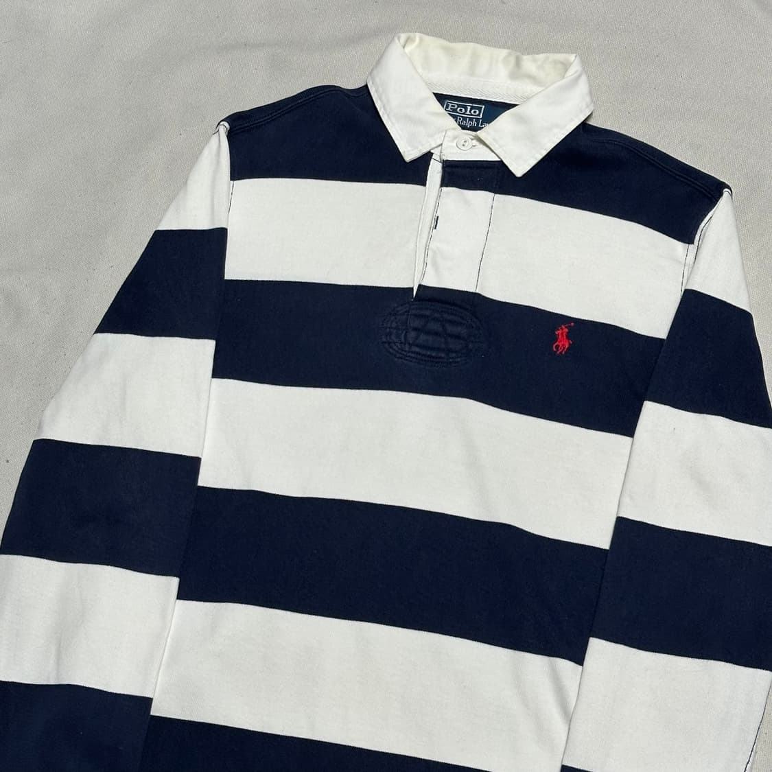 S 폴로랄프로렌 스트라이프 럭비 티셔츠 상품이미지1