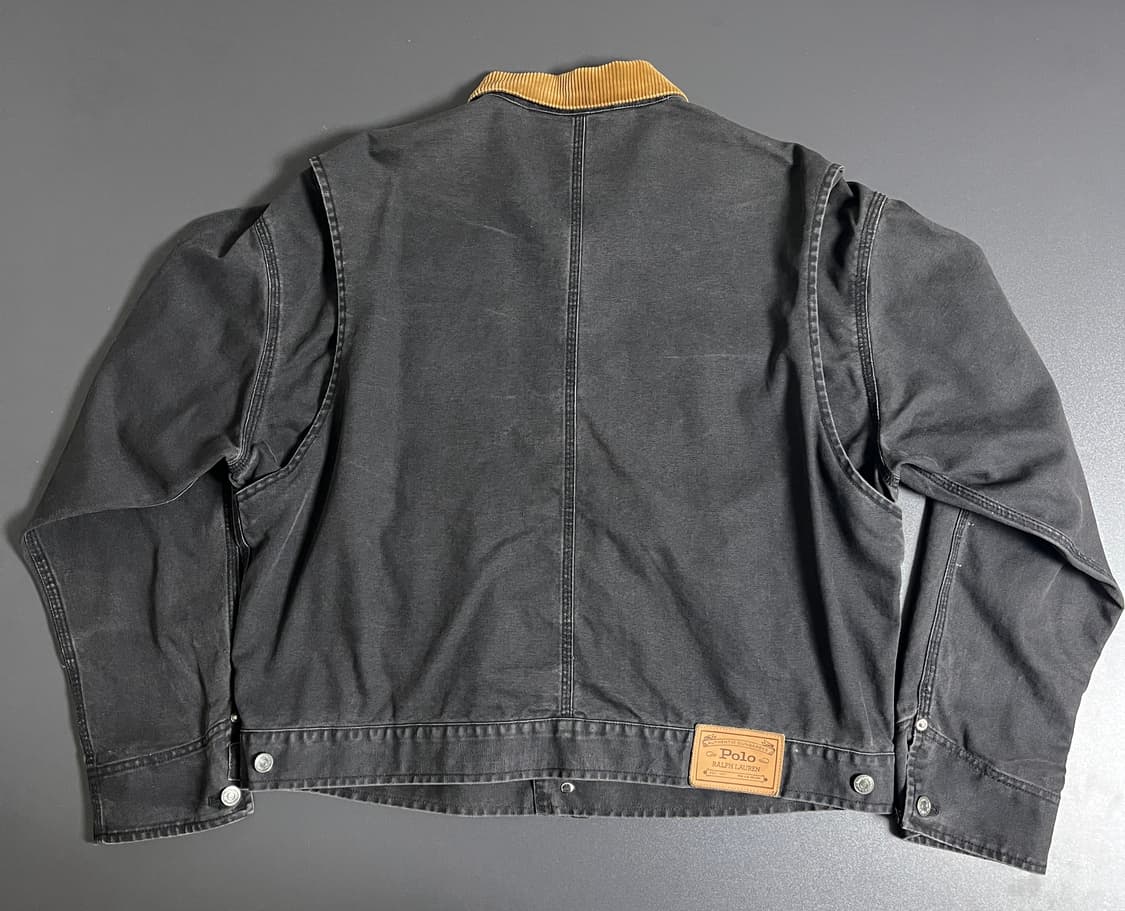 폴로 덩가리 자켓 블랙 90s 상품이미지3