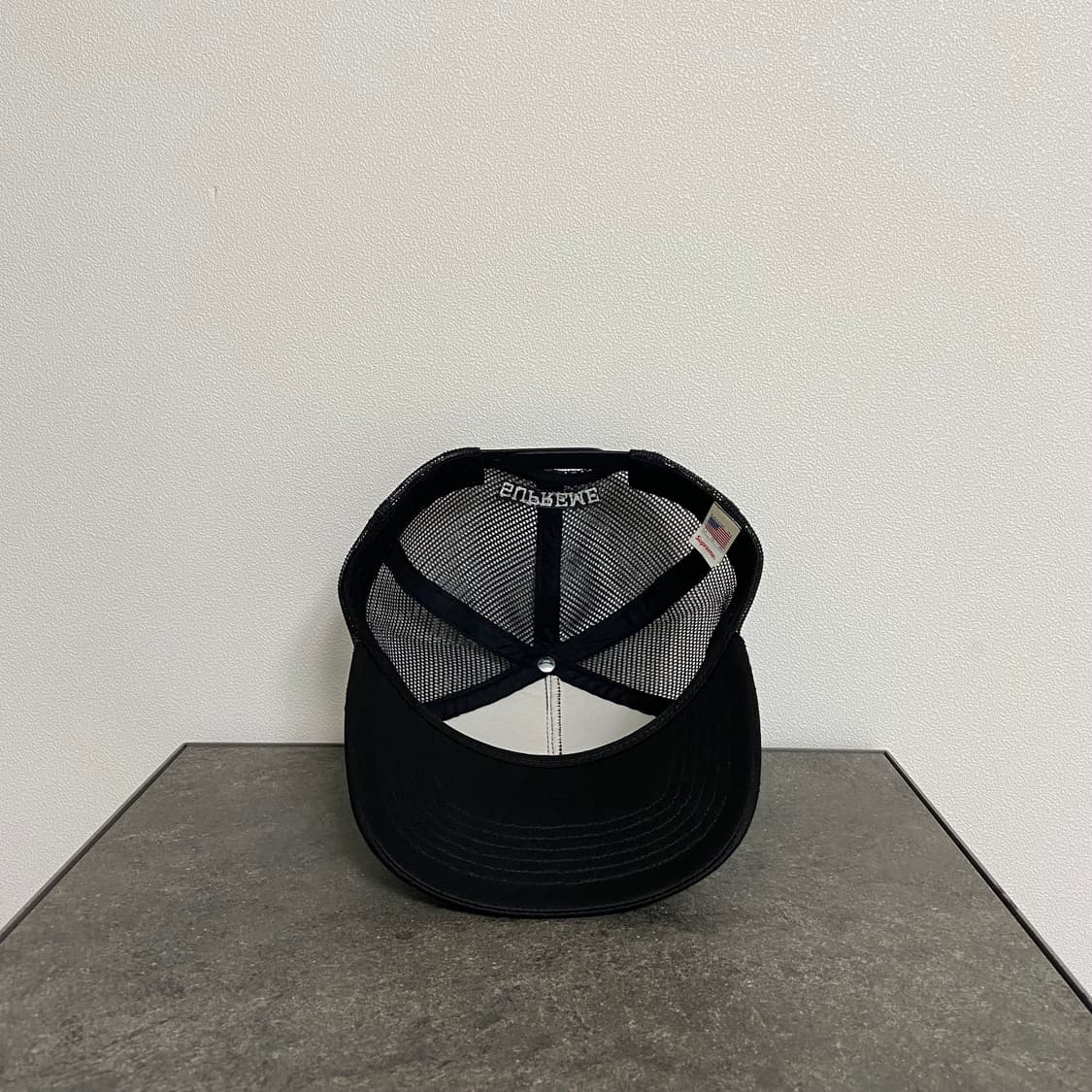 (OS) 슈프림 5패널 메쉬 백 볼캡 모자 그래피티 블랙 상품이미지5