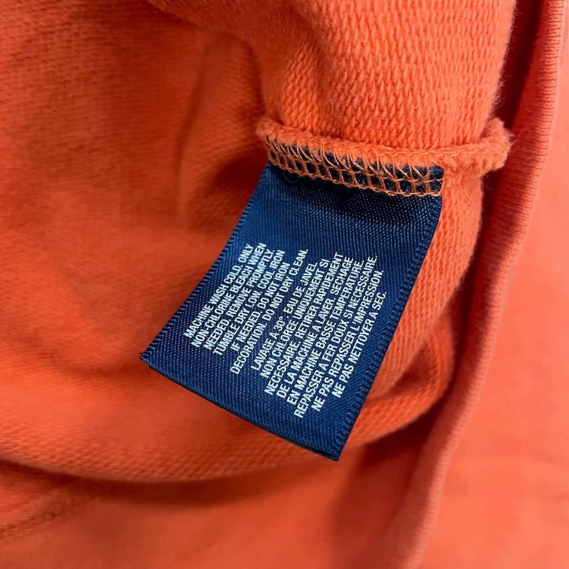 폴로 랄프로렌 빅 포니 후드집업 피그먼트 오렌지 상품이미지5
