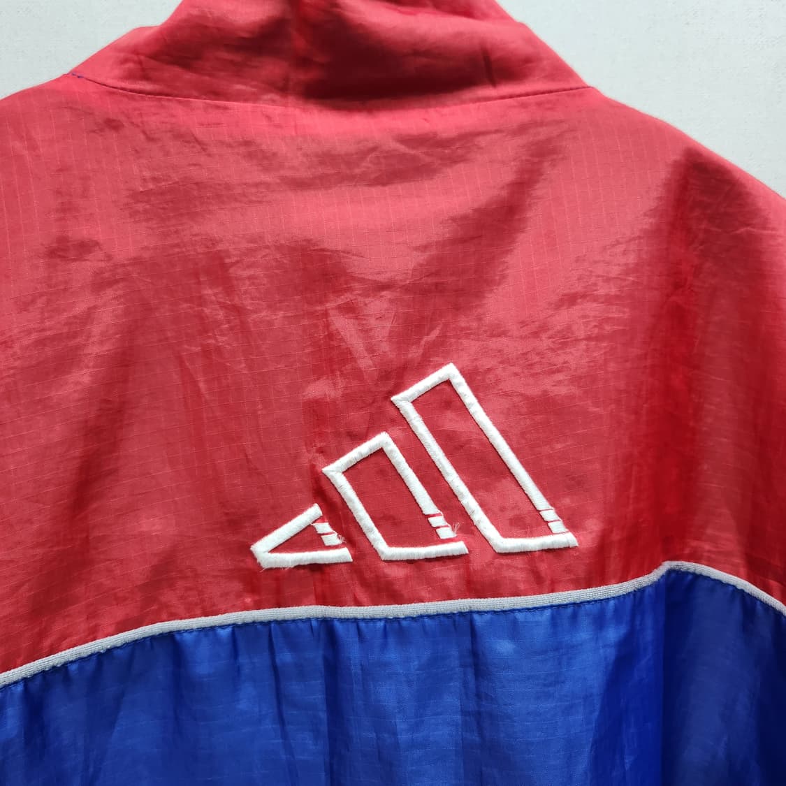 올드스쿨 아디다스 배색 바람막이 2XL 상품이미지5