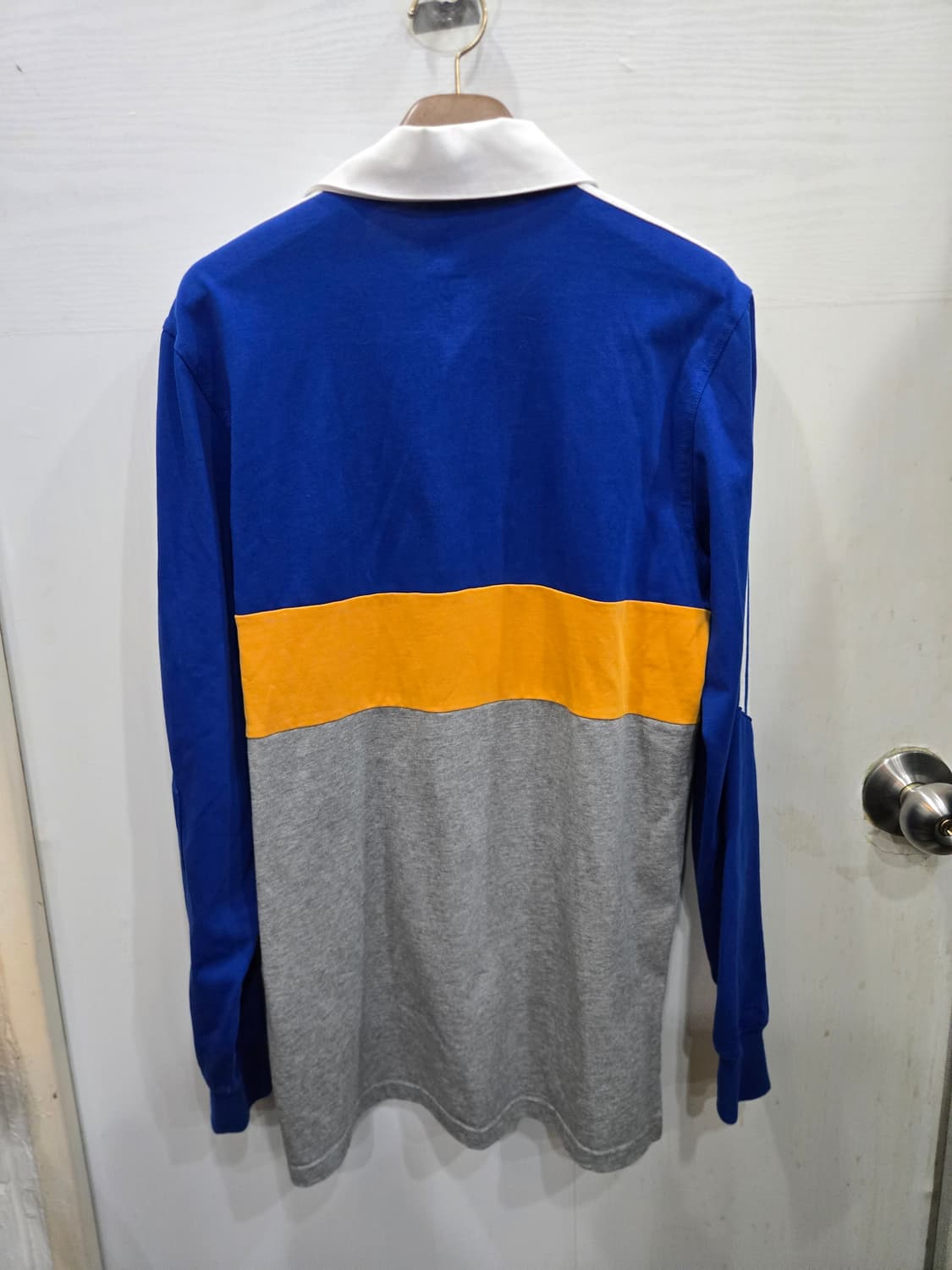 M,95 )) adidas 아디다스 올드스쿨 럭비 카라 긴팔티셔츠! 상품이미지4