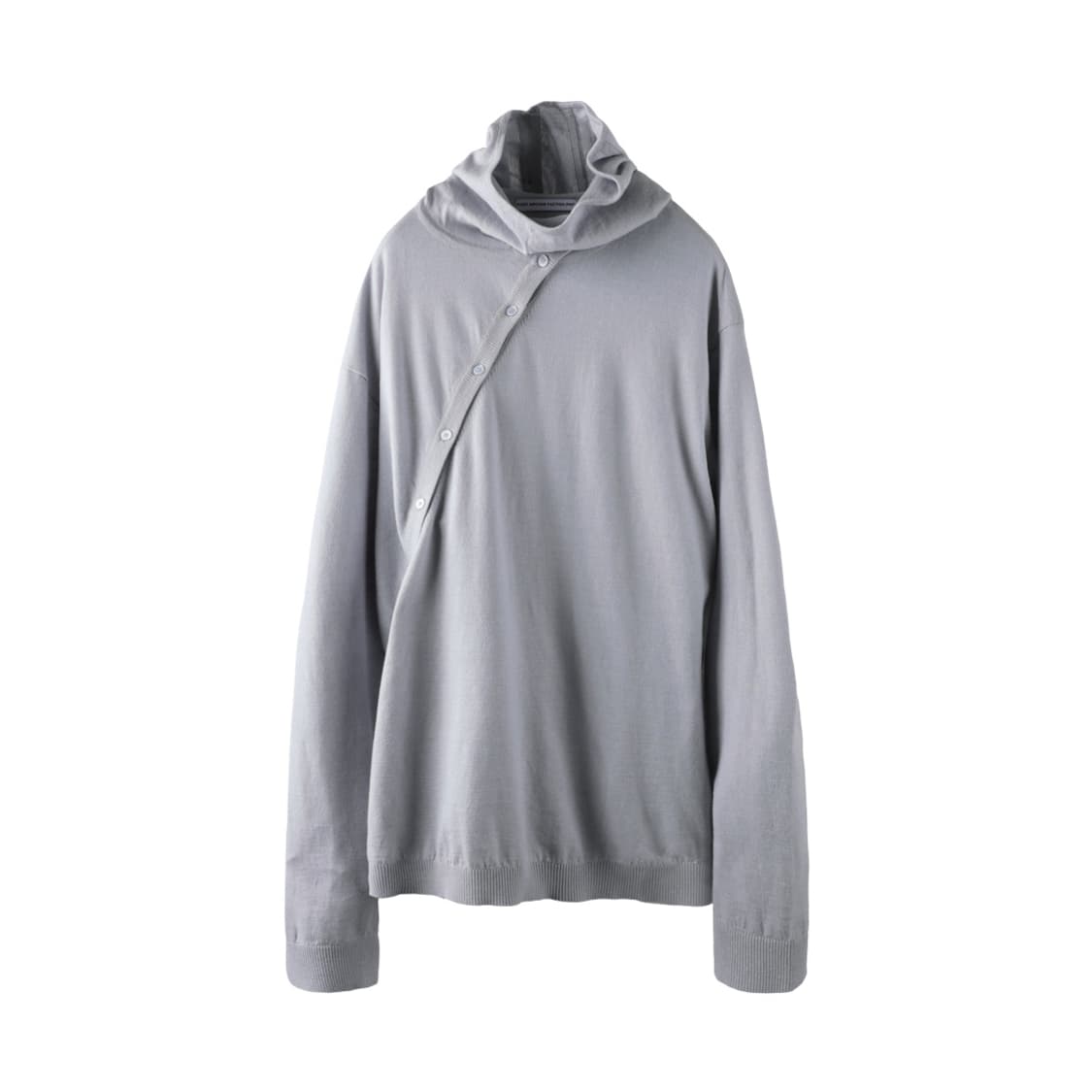 [M] 포스트아카이브 팩션 8.0 니트후디 센터 그레이 상품이미지1