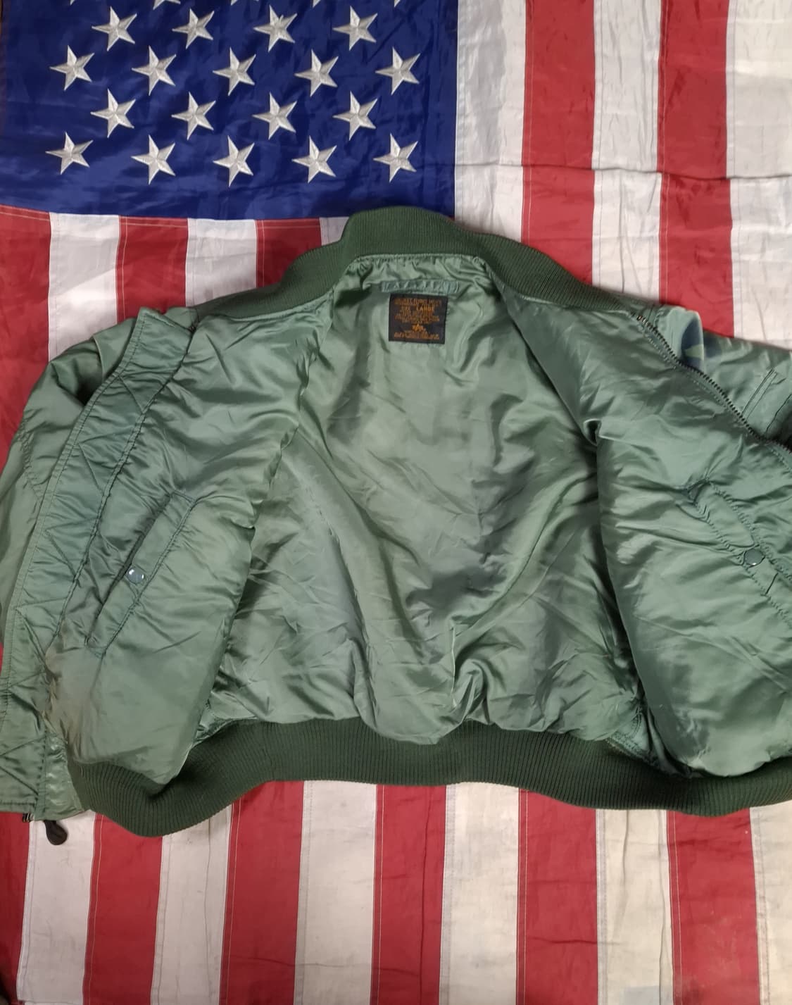 오리지날 80's 알파사 미공군 MA-1 TYPE 항공자켓 상품이미지8