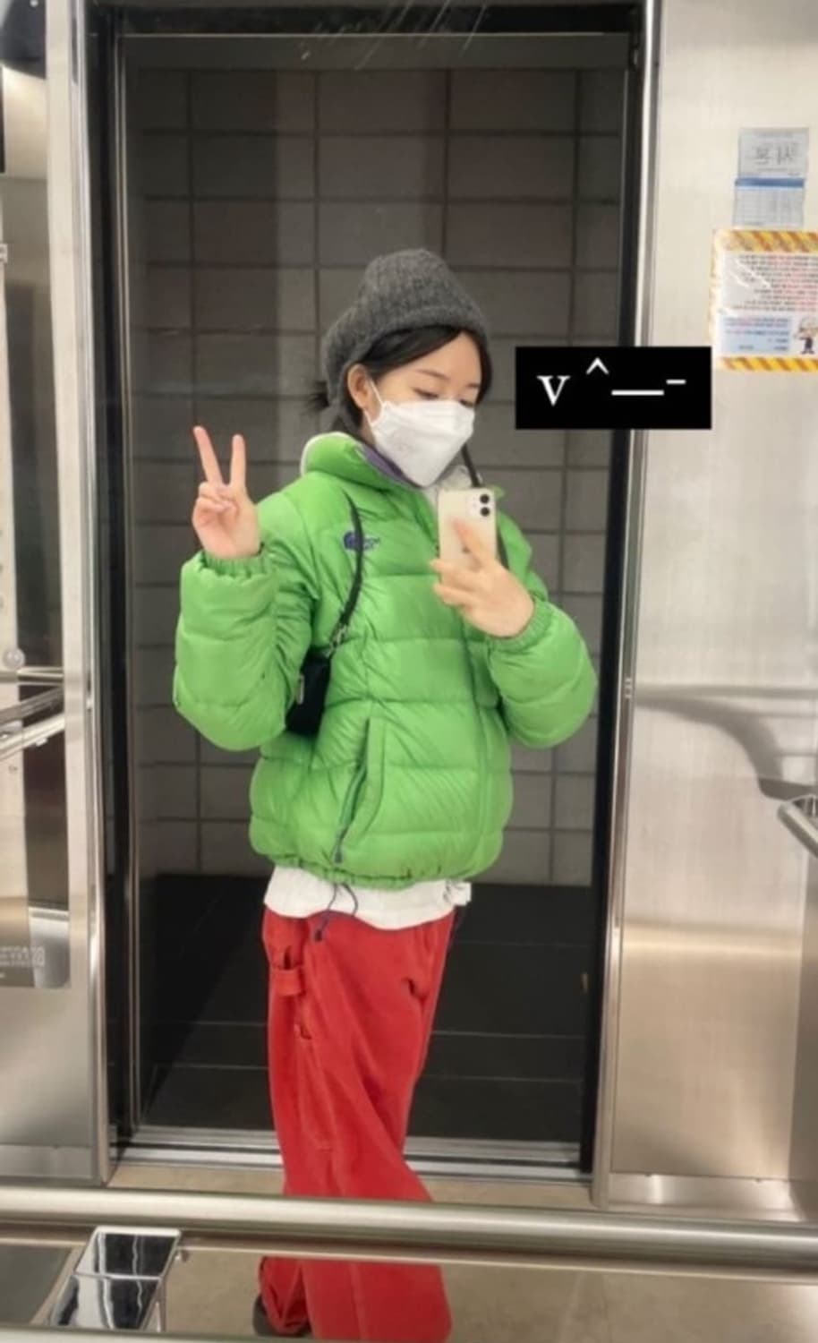 노스페이스 미노이 연두 퍼플 패딩 눕시 700 (95) 상품이미지1