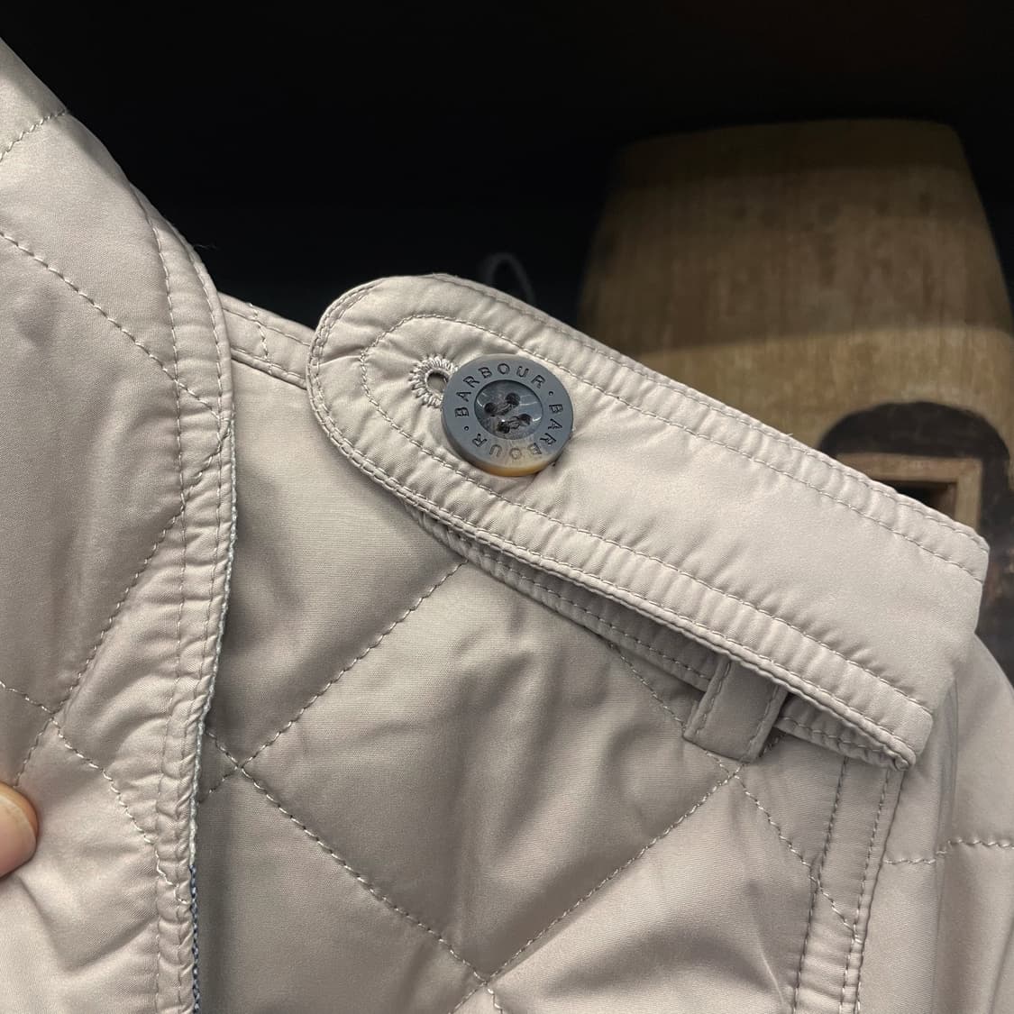 바버 TUMMEL 퀼트 버튼 투웨이 집업 자켓 인터네셔널 상품이미지7