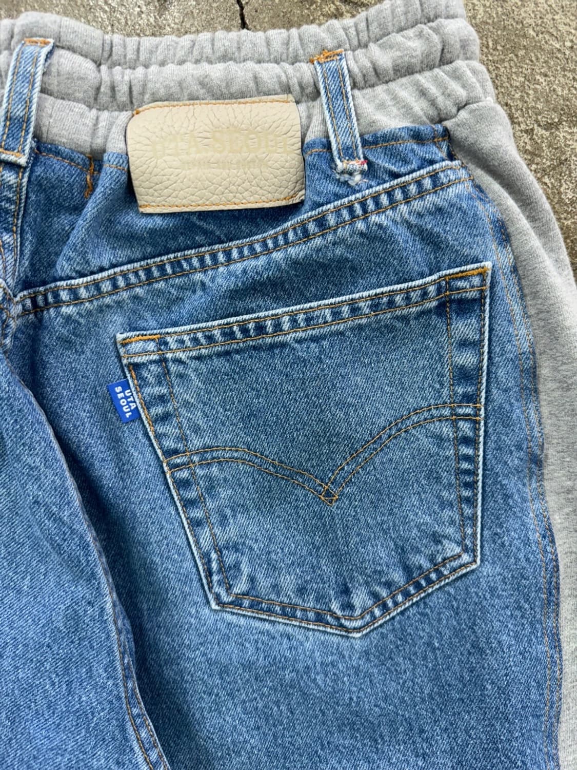 UTA OLD SCHOOL SWEAT DENIM 상품이미지7