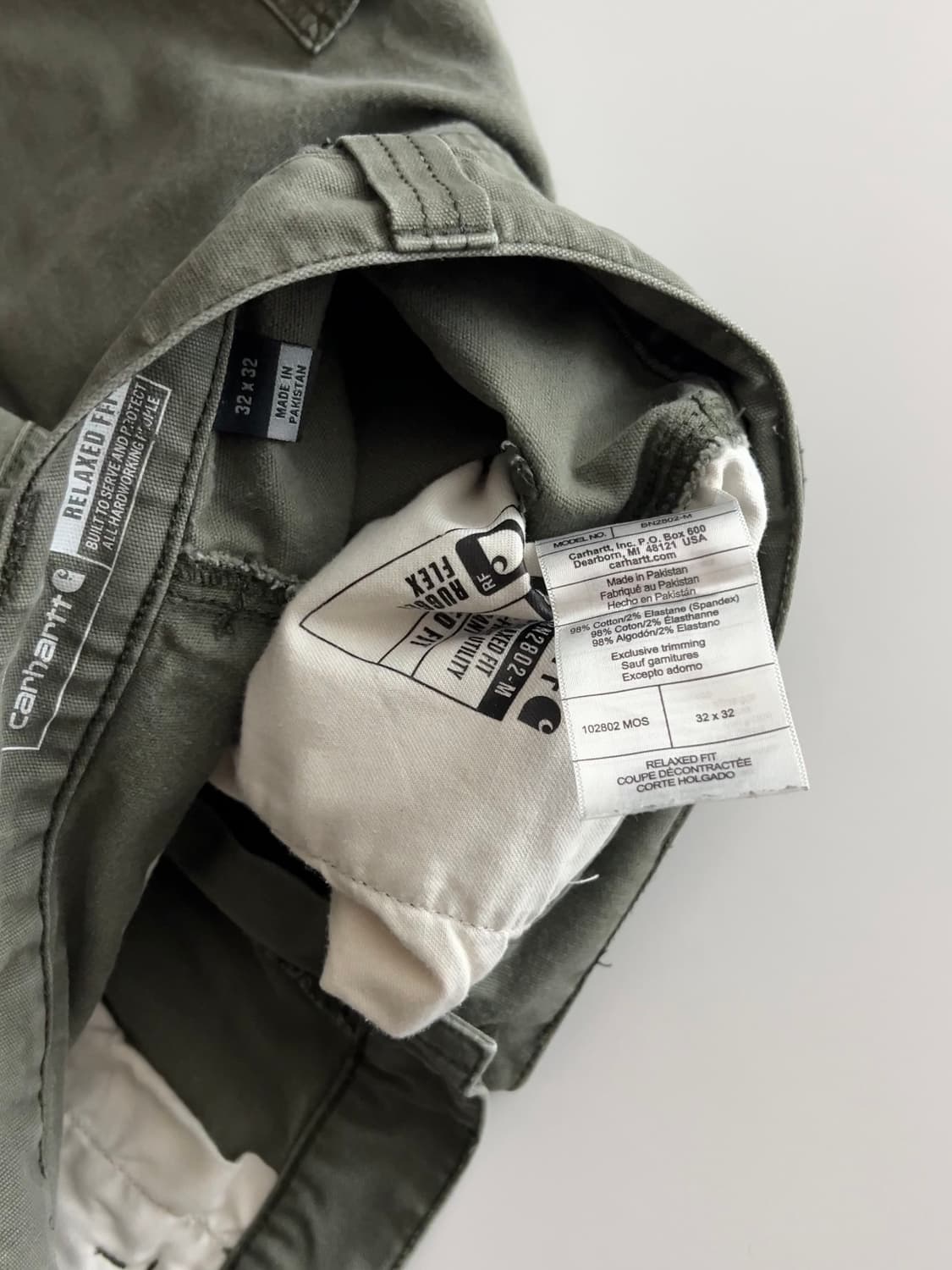 칼하트 Rugged Flex 더블니 팬츠 32 상품이미지5