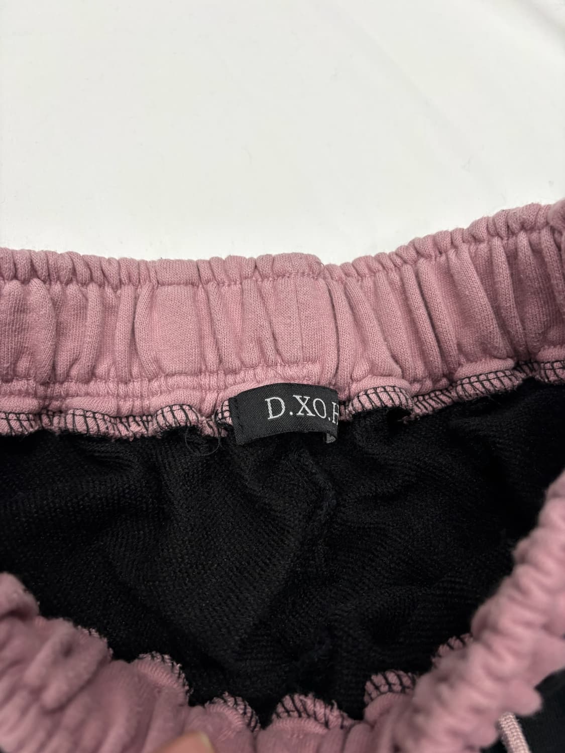 DXOH 디쏘에이치 썬더 로고 와이드 팬츠 Size: FREE 상품이미지3