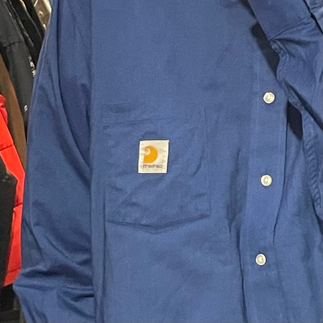[IM] carhartt 칼하트 블루 긴팔셔츠 상품이미지4