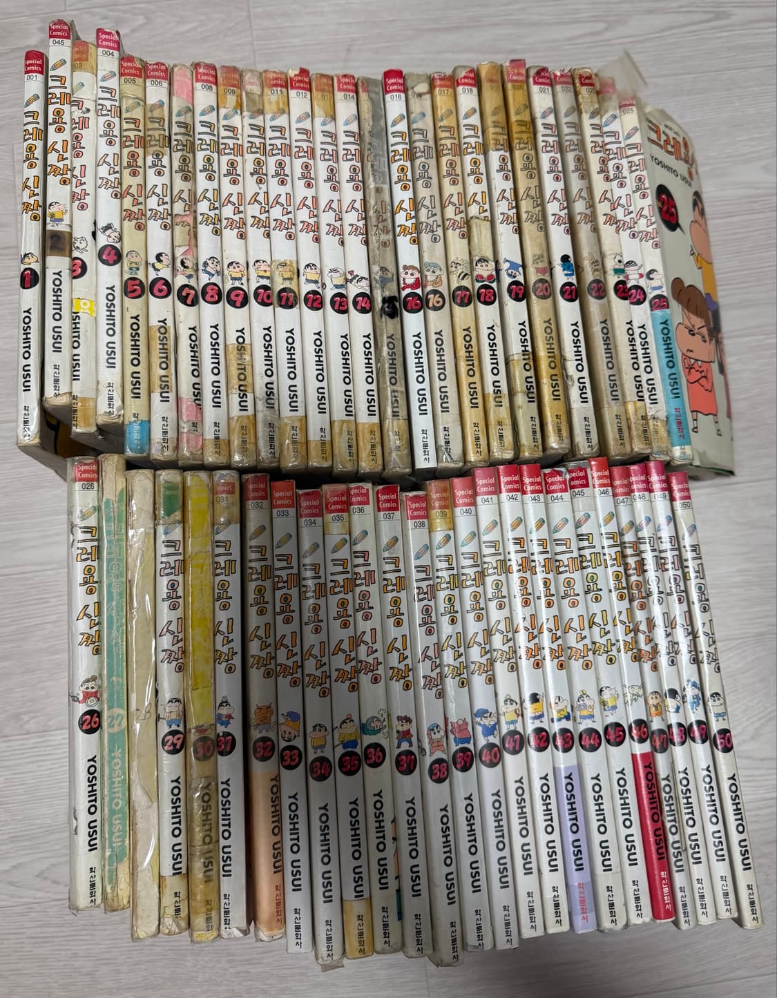 만화 크레용신짱 1~50권 초판 판매합니다 상품이미지1