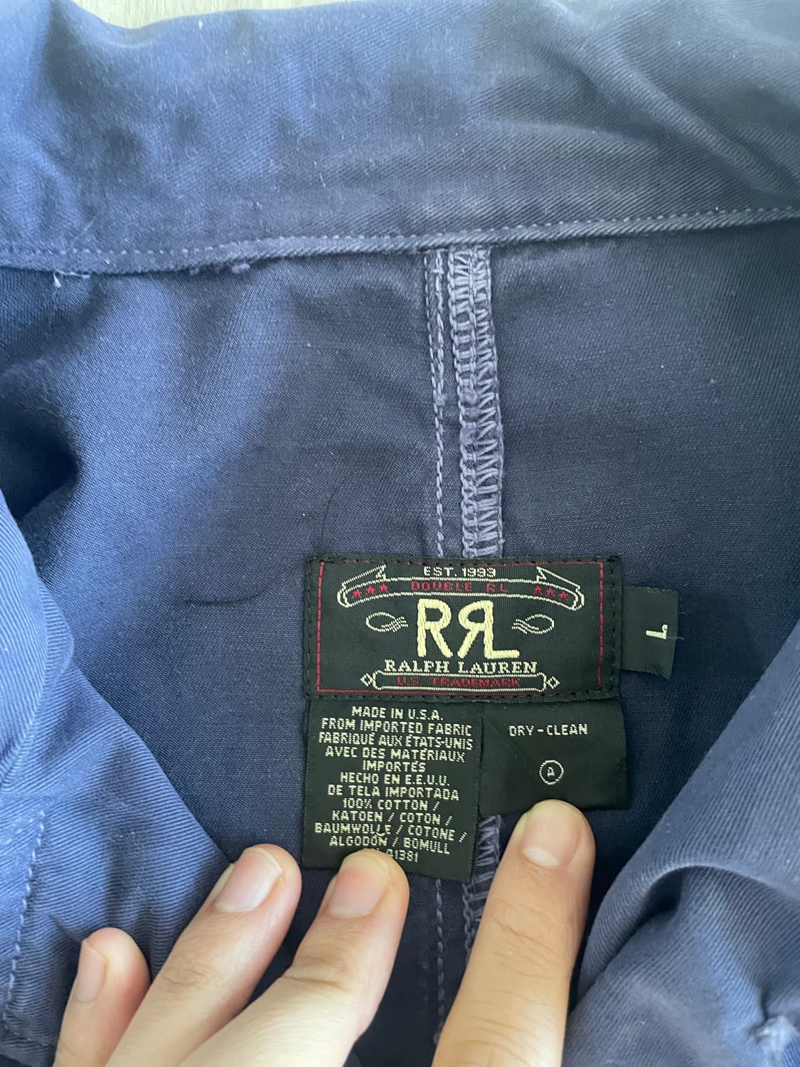 RRL 프렌치 초어 자켓(L) 상품이미지3