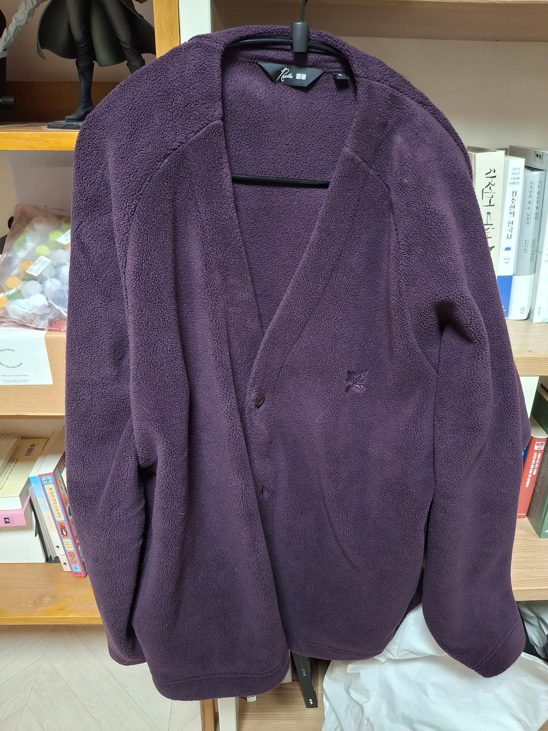 [XL] 유니클로 x 니들스 가디건 퍼플 상품이미지1