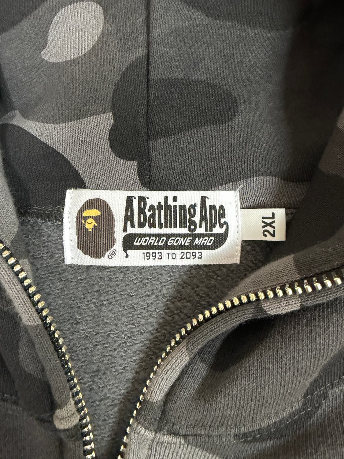 베이프 후드집업 2XL 상품이미지2