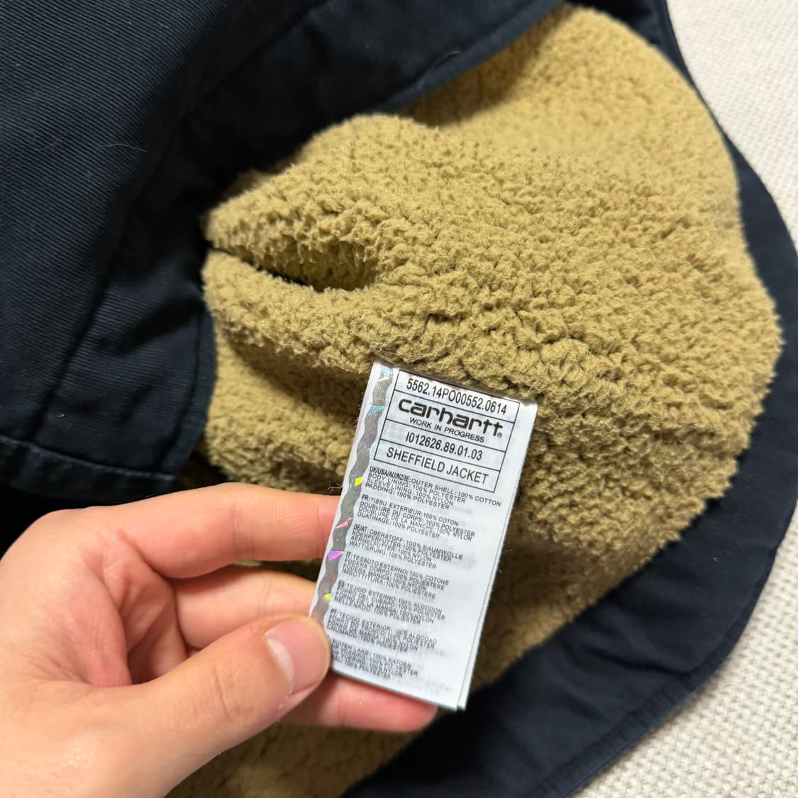 칼하트 블랙 쉐필드 자켓 상품이미지4