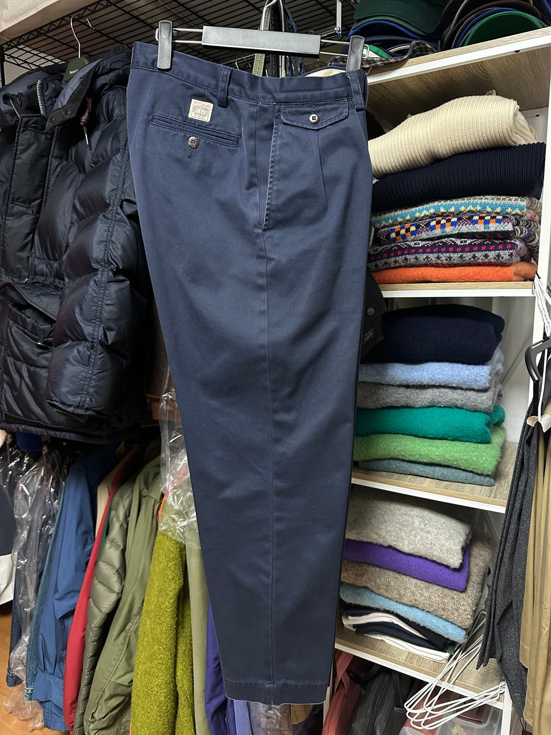 (30-31) 폴로 휘트먼치노 네이비 30x30 상품이미지1