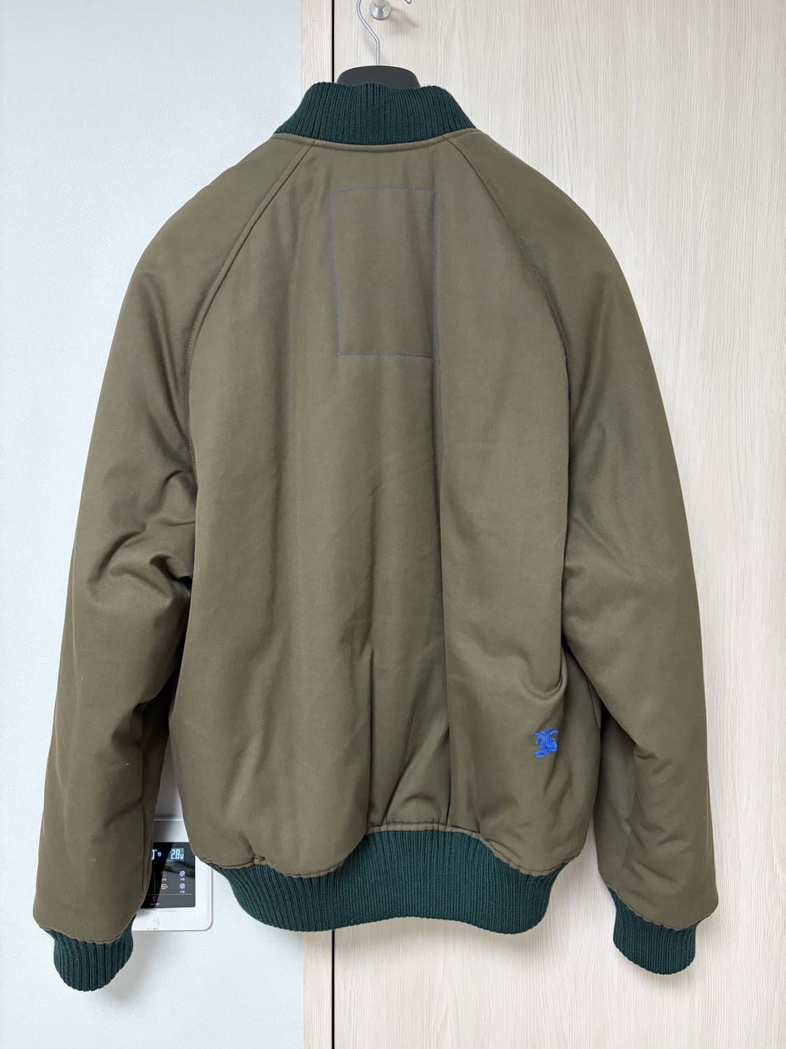 버버리 카키 리버서블 보머 자켓 M 상품이미지6