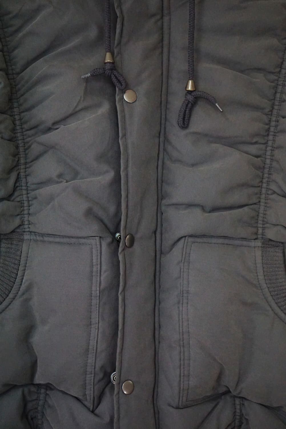 셔링 하이넥 패딩 자켓 상품이미지8