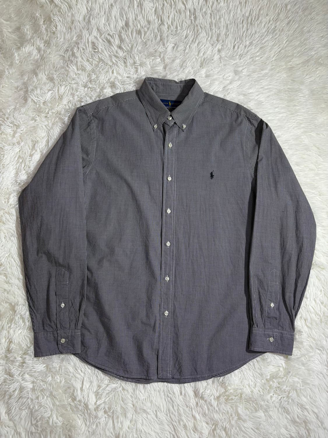 폴로 랄프로렌 블랙 포니 스트라이프 셔츠  상품이미지2