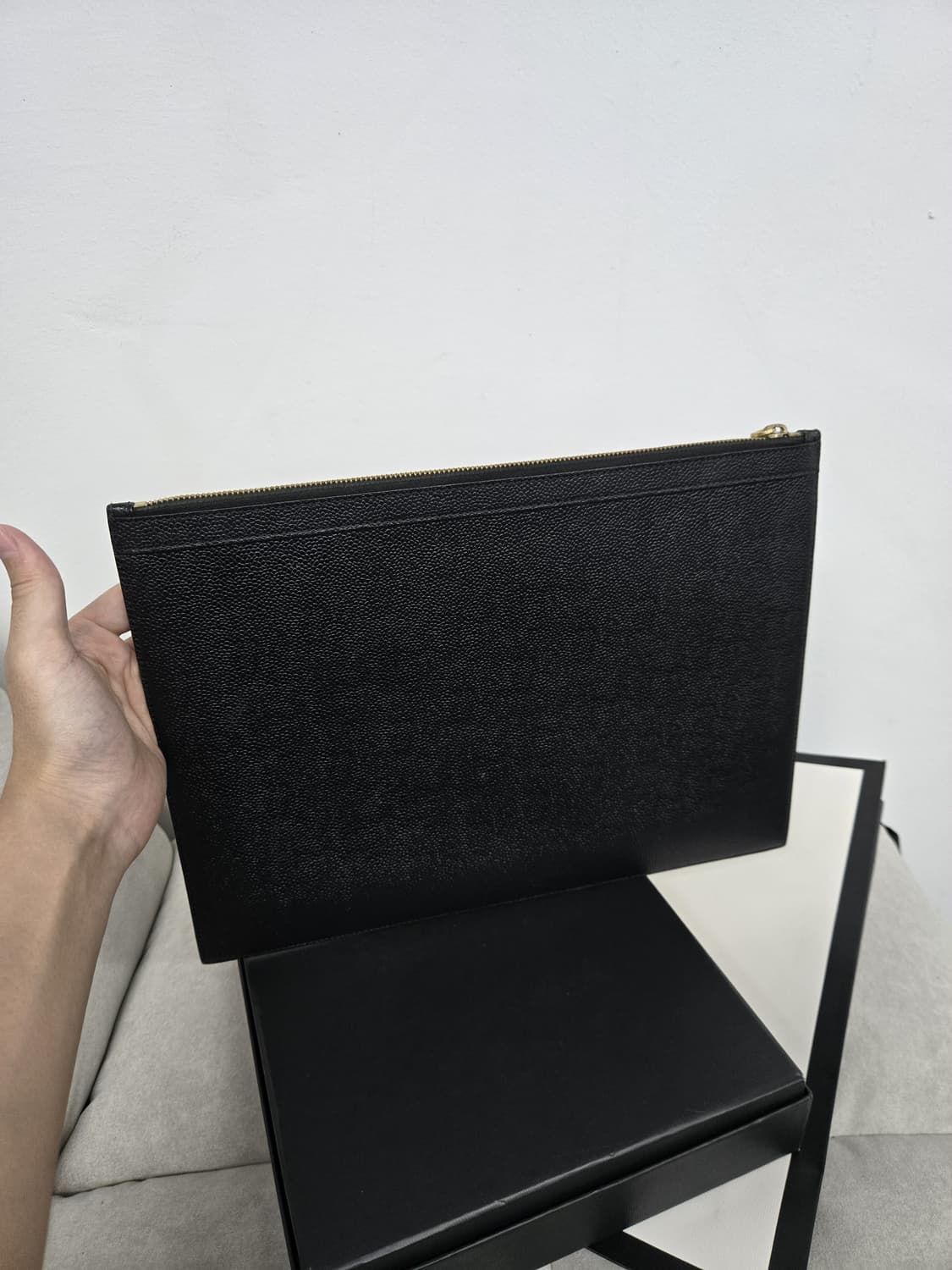 [보증서 정품]톰브라운 삼선 클러치 라지 상품이미지2