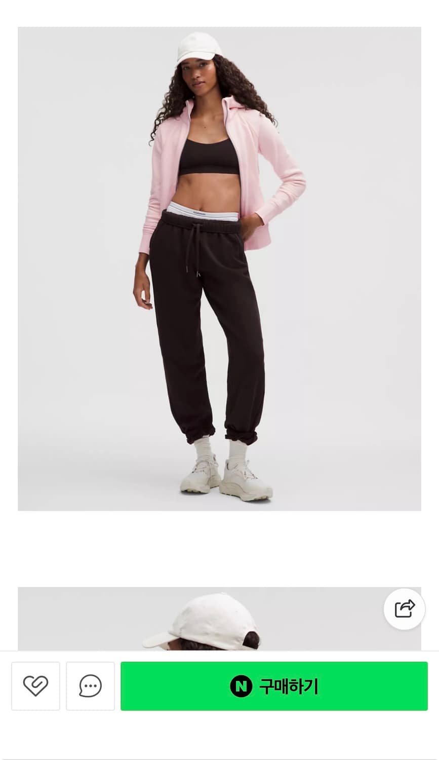 룰루레몬 스쿠바 후디 핑크 2사이즈 상품이미지2