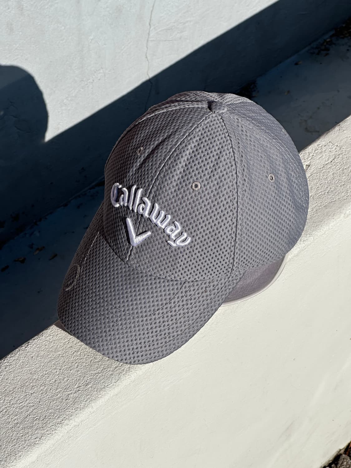 [F] 캘러웨이 로고 그레이 볼캡 모자 골프 상품이미지2