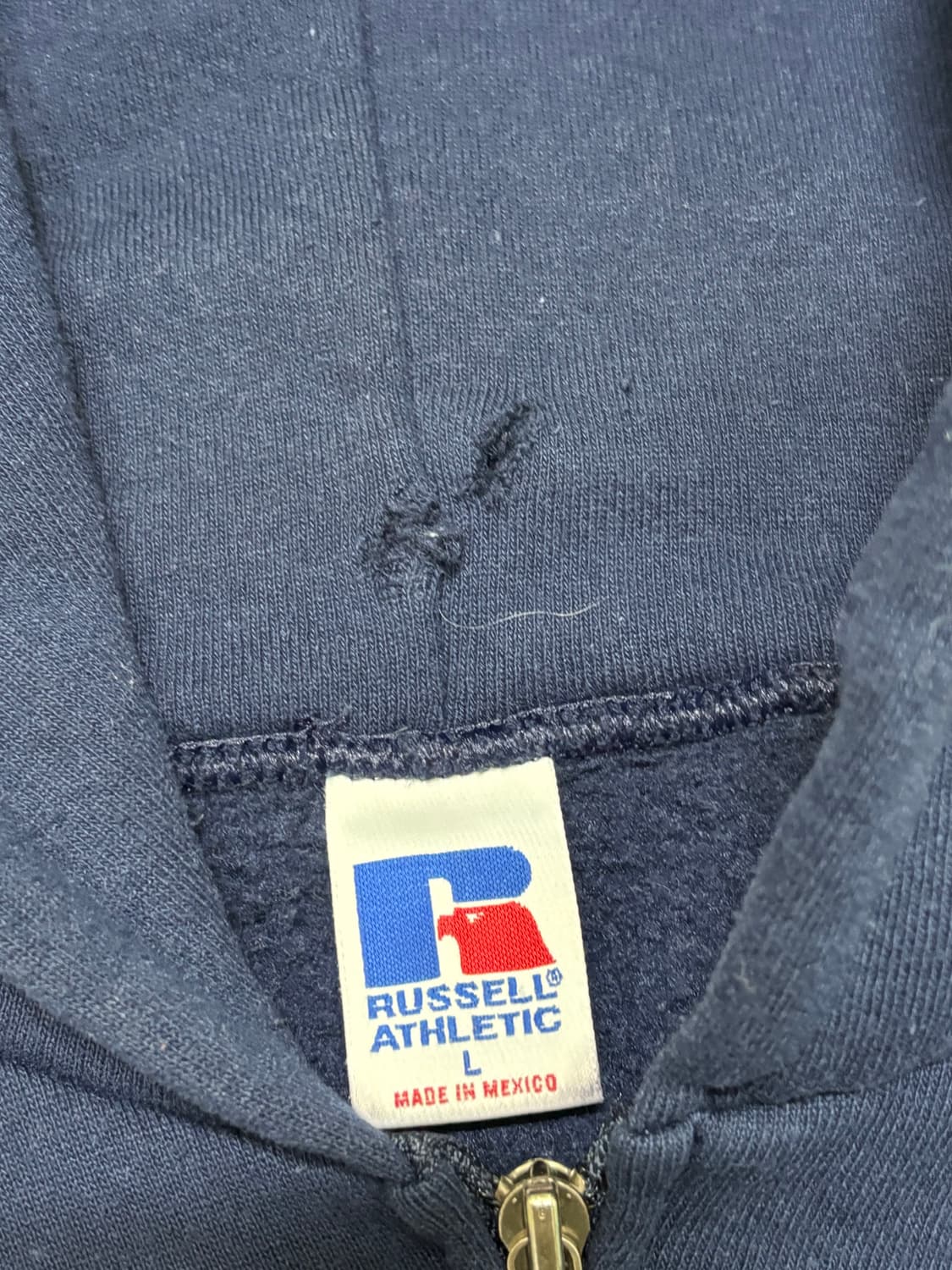 90s 러셀 후드집업 네이비 상품이미지7