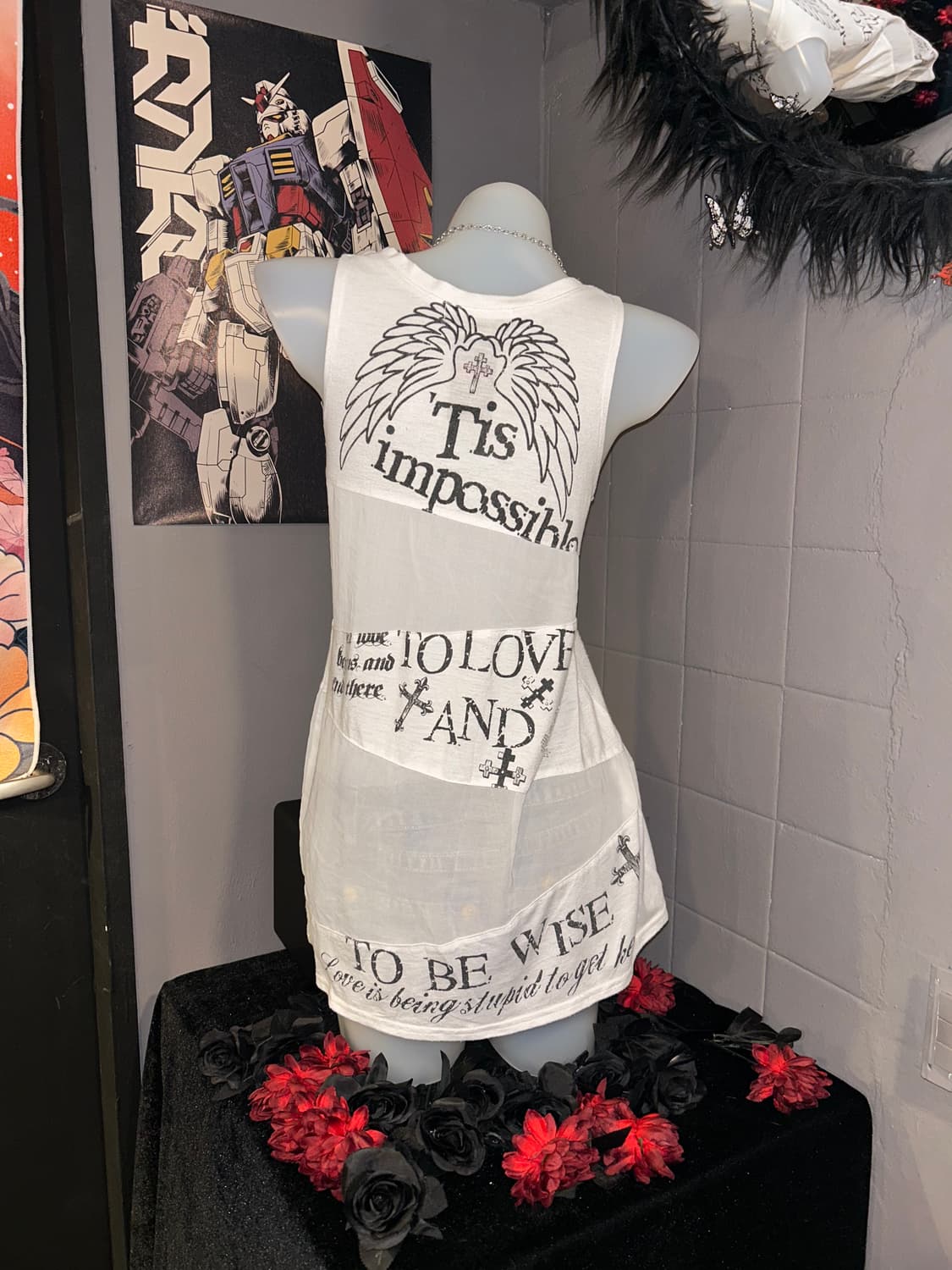 CECIL McBEE 세실맥비 스터드 해골큐빅 나시  y2k펑크 상품이미지6