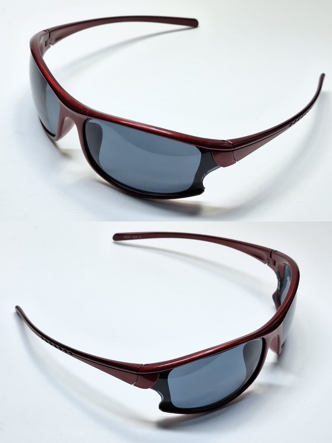 00s 일본 빈티지/랩어라운드 레드 선글라스 DGS-205K 스포티룩 상품이미지8