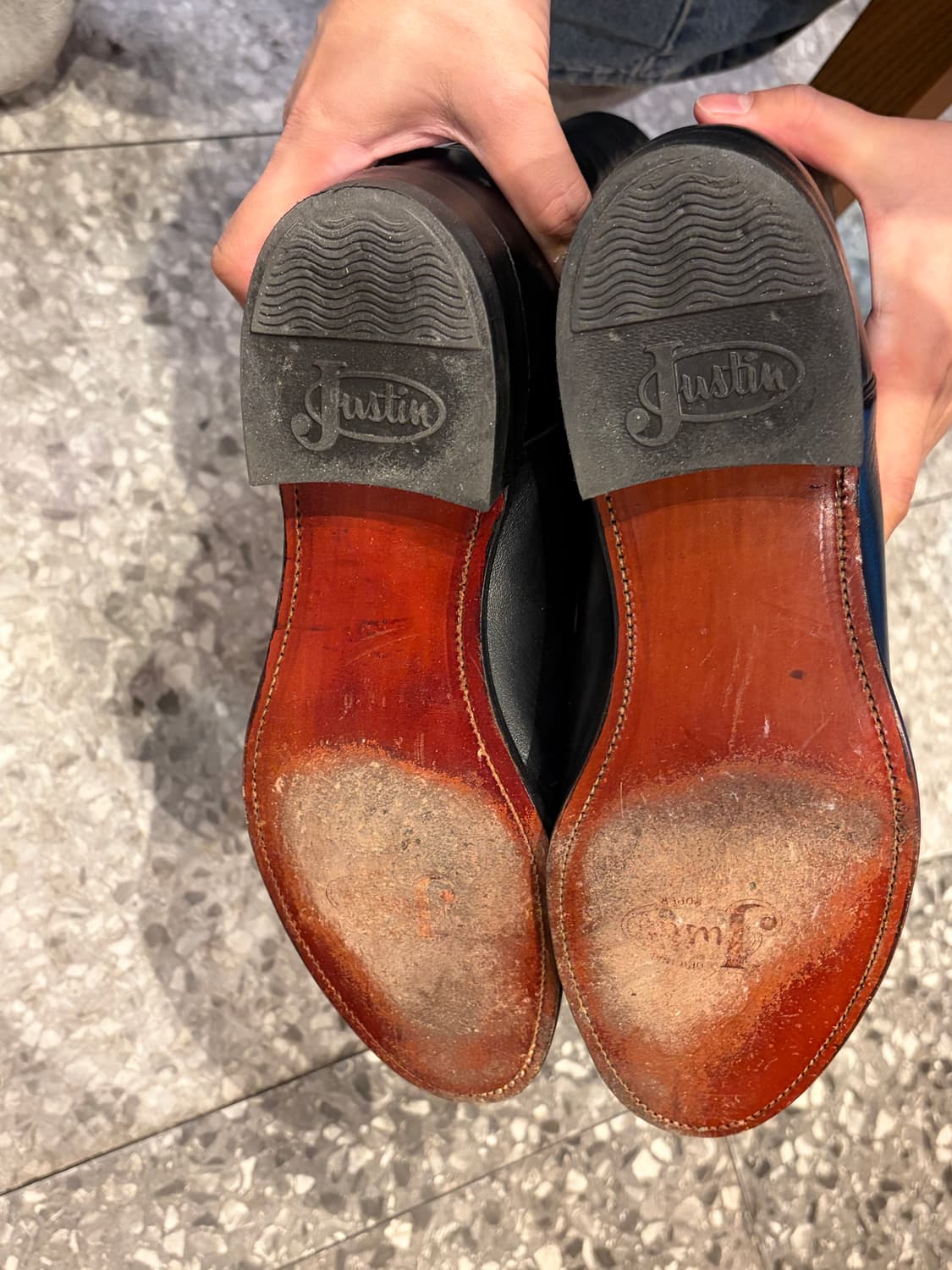 저스틴 부츠 justin boots 웨스턴 부츠 10D 상품이미지3