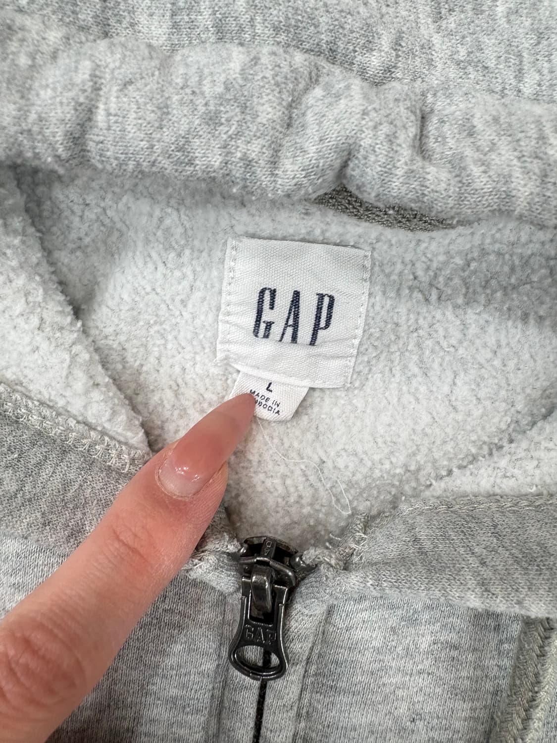 Gap 갭 후드집업 그레이 상품이미지6