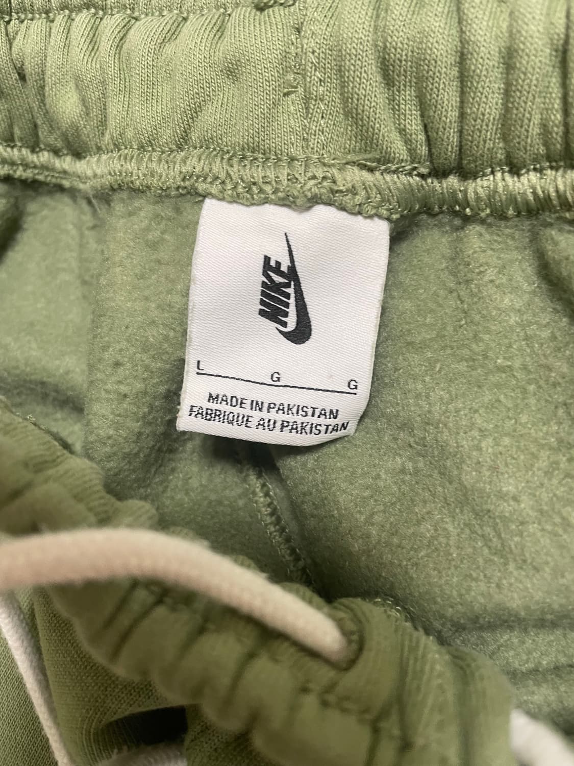 나이키 솔로스우시 플리스 팬츠 오일 그린 L 상품이미지2