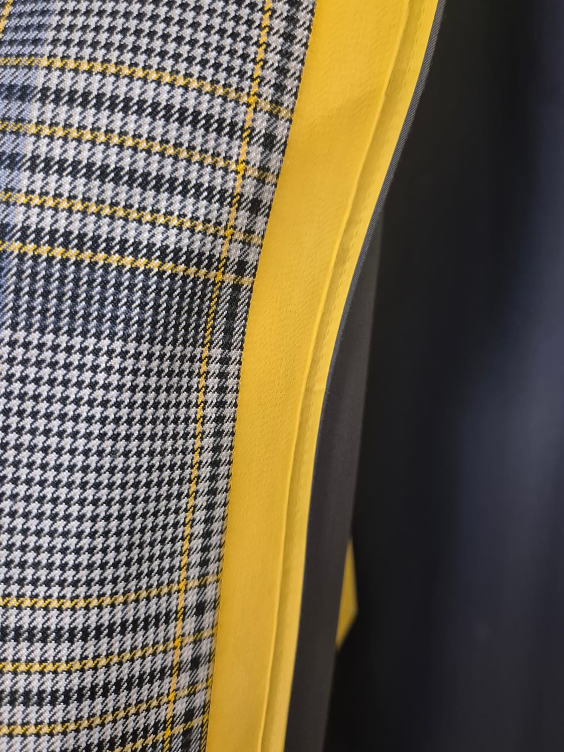 싱글 체커 심실링 코트 상품이미지6